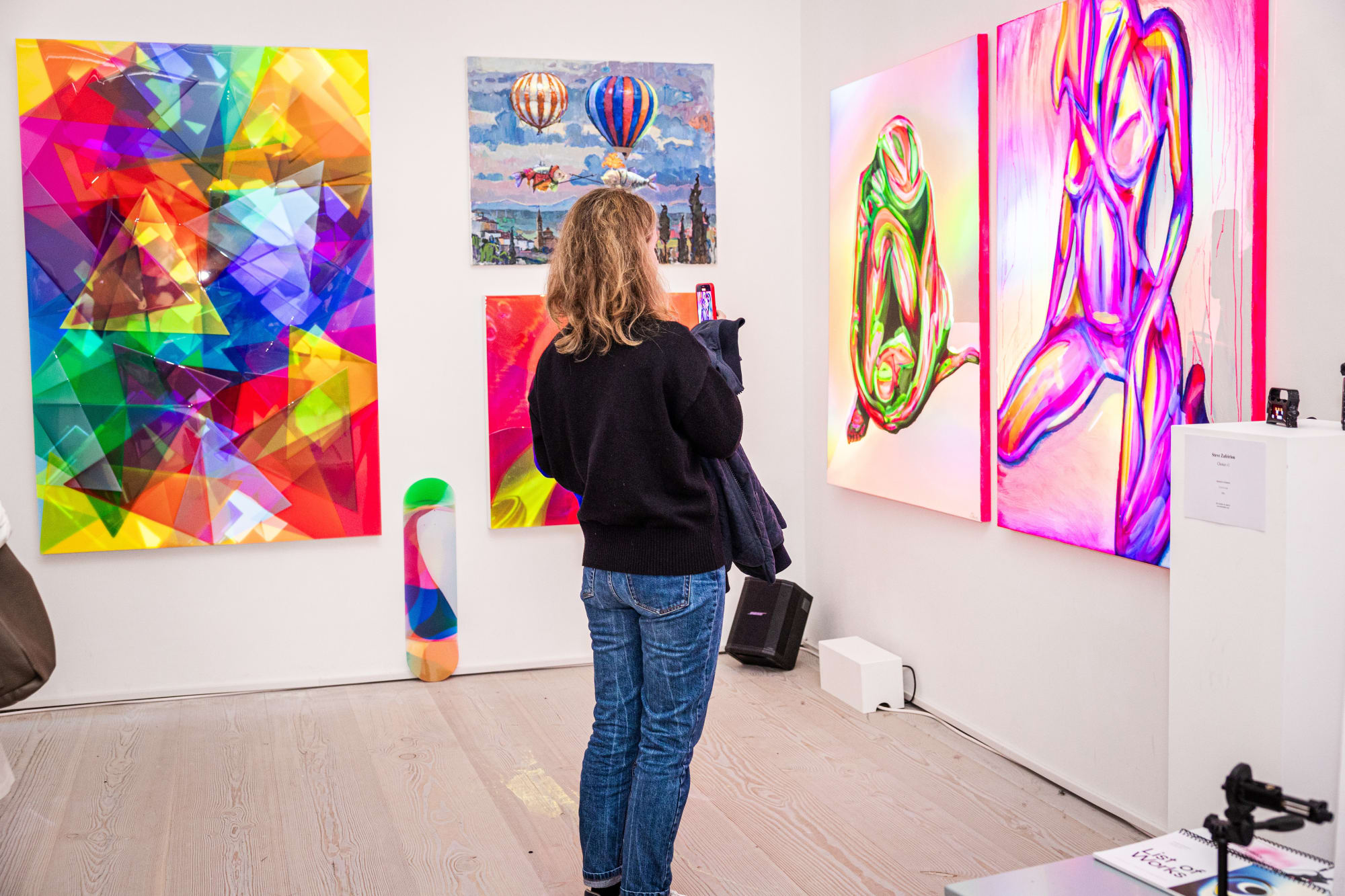 Kei London at the British Art Fair in Saatchi Gallery