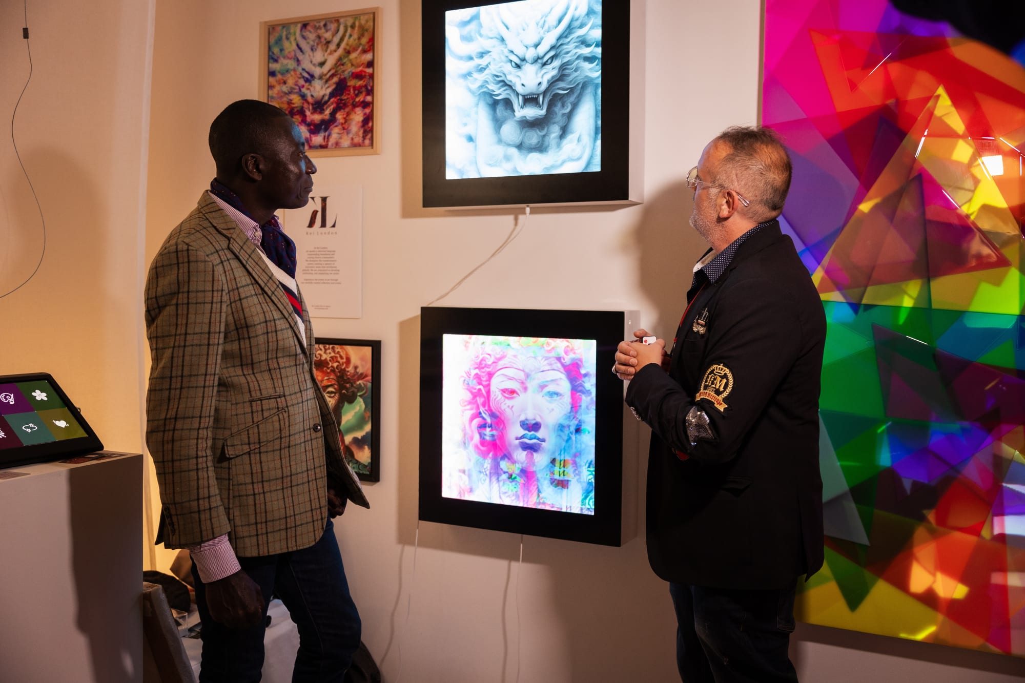 Kei London at the British Art Fair in Saatchi Gallery