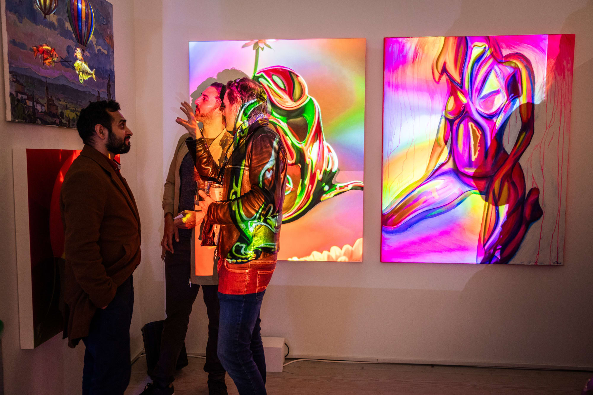 Kei London at the British Art Fair in Saatchi Gallery