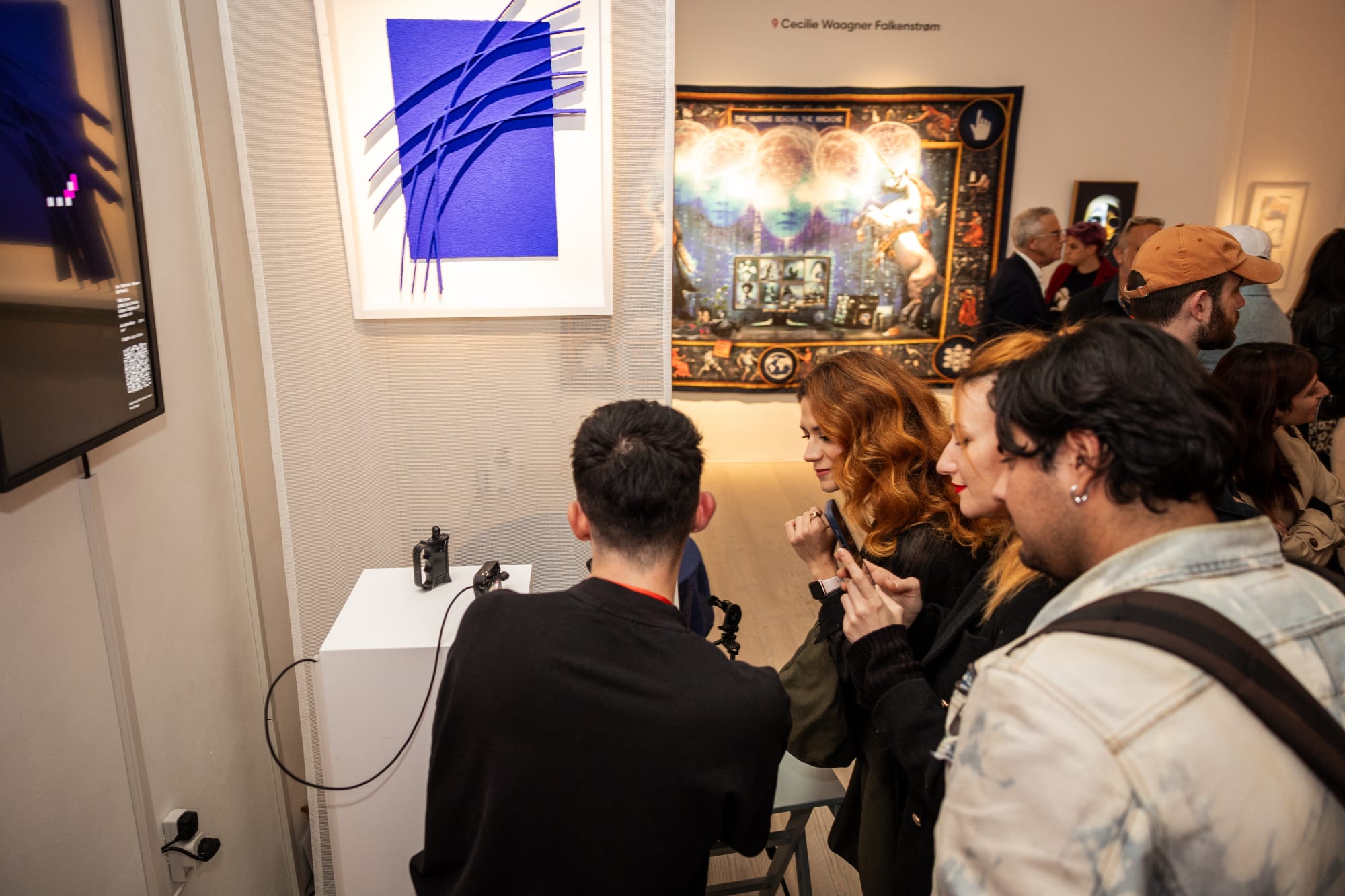 Kei London at the British Art Fair in Saatchi Gallery