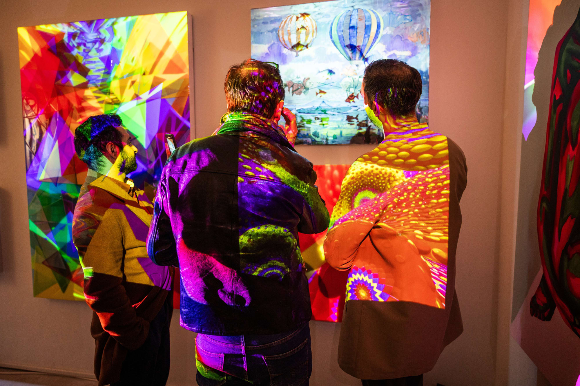 Kei London at the British Art Fair in Saatchi Gallery