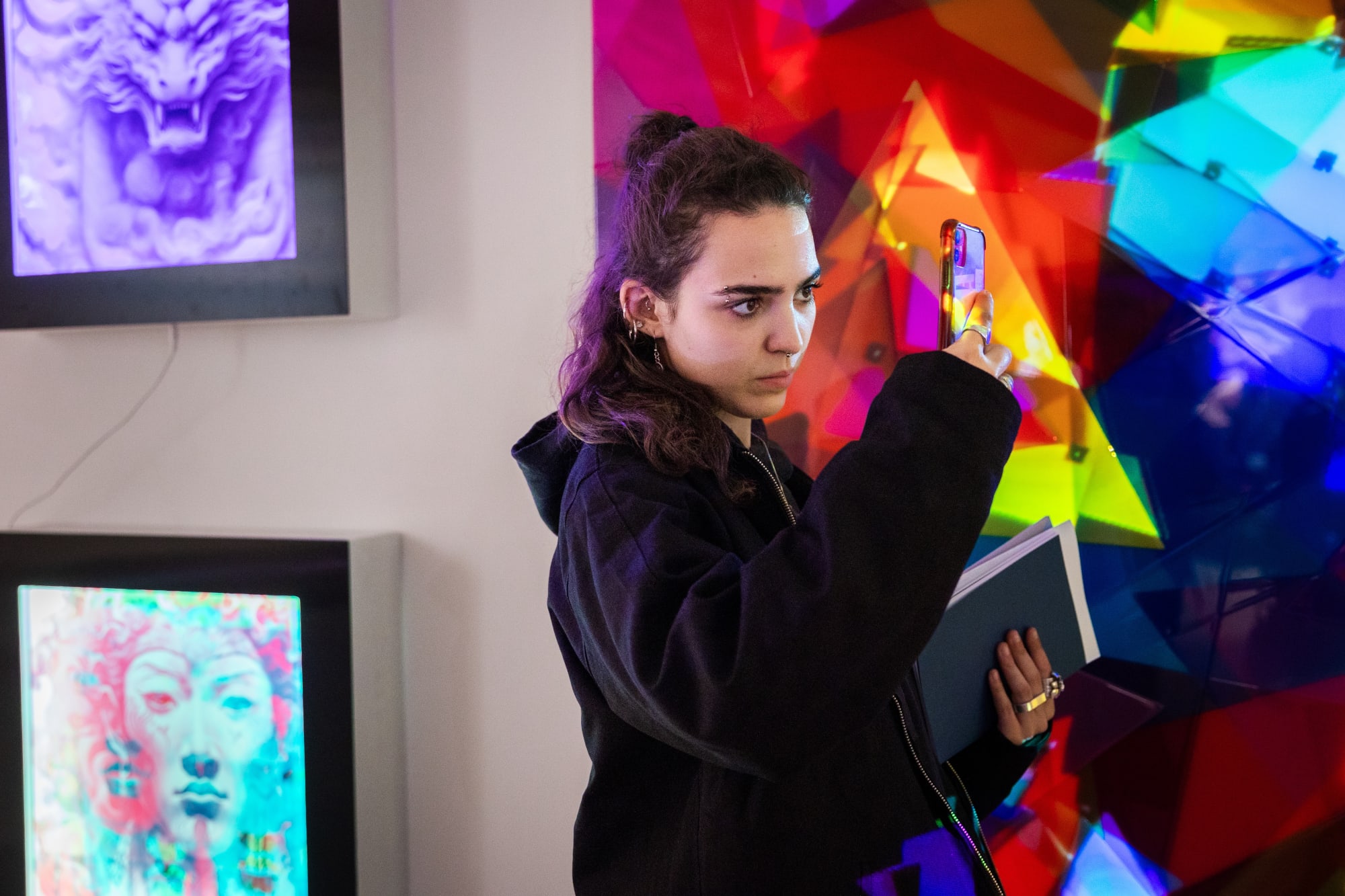 Kei London at the British Art Fair in Saatchi Gallery