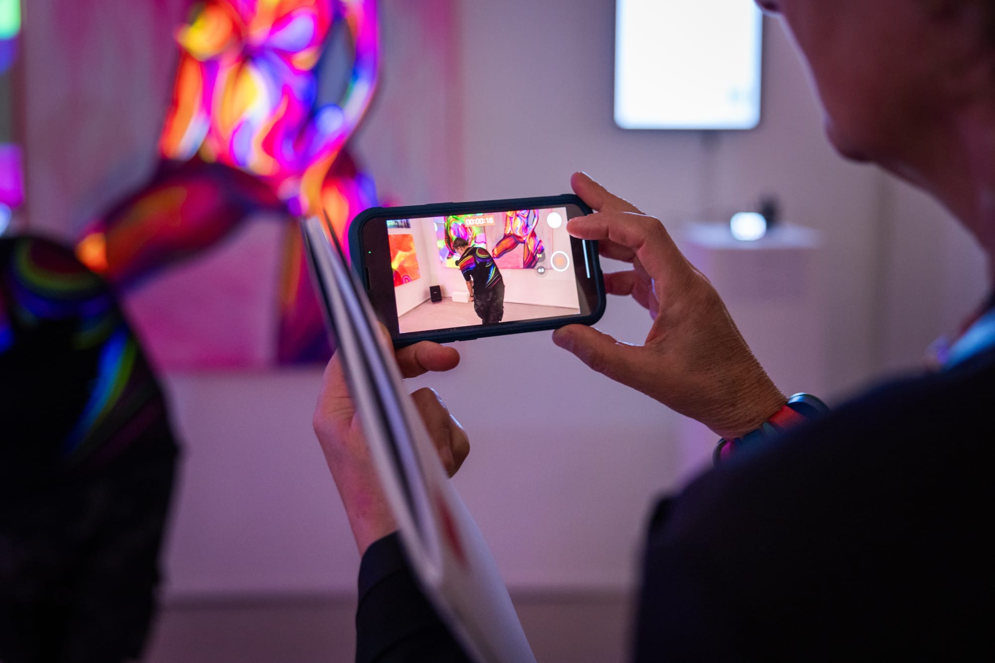 Kei London at the British Art Fair in Saatchi Gallery