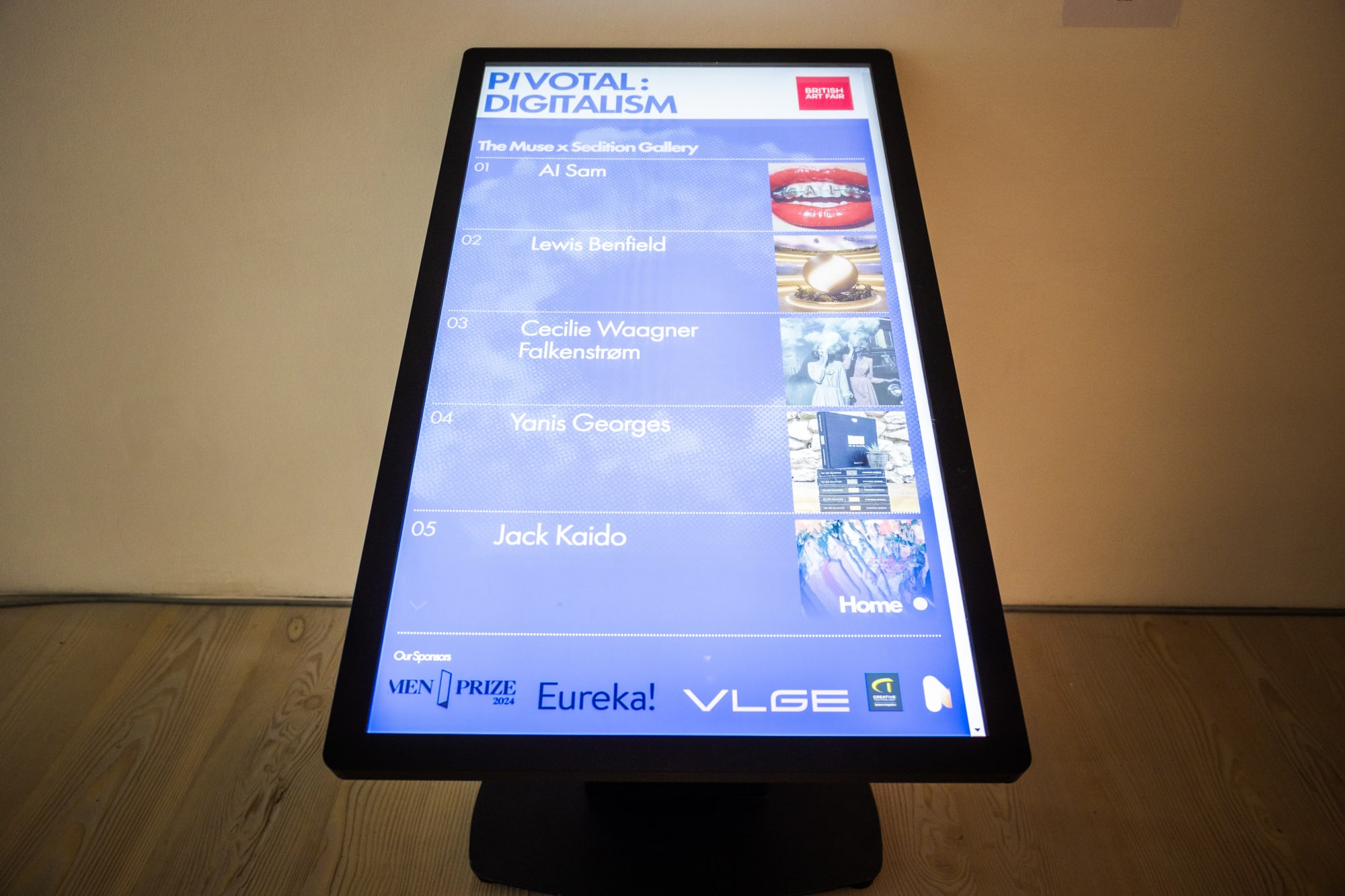 Kei London at the British Art Fair in Saatchi Gallery