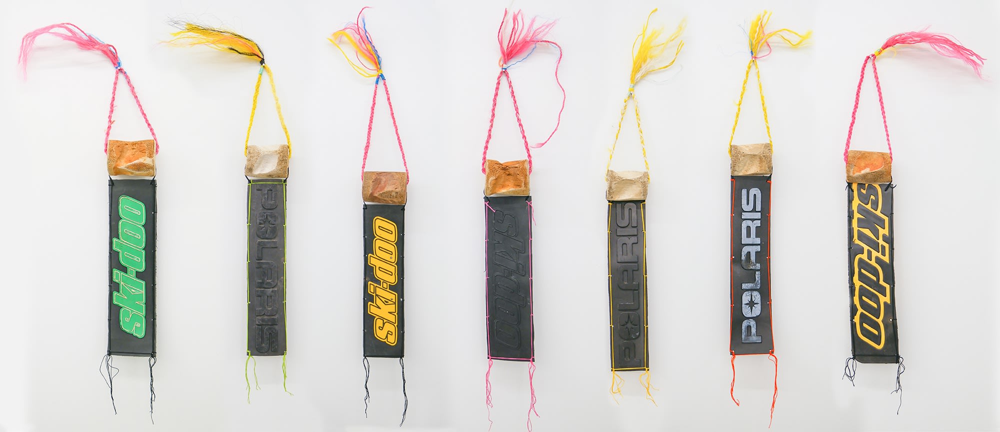 Maureen Gruben, Moving with joy across the ice as my face turns brown from the sun (Assemblages #1 - #7), 2019 NFS