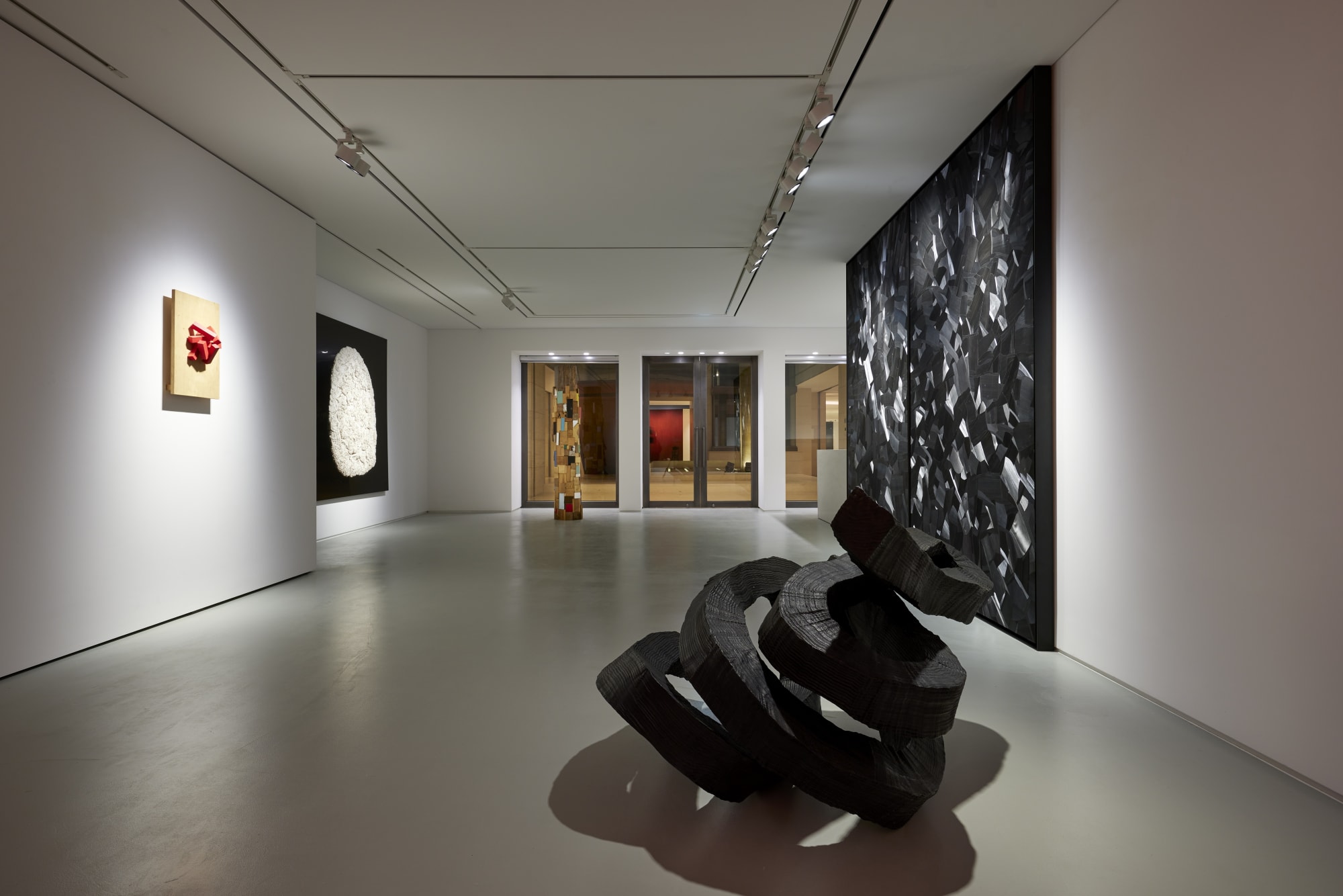 Red Accent: Dark Impressions