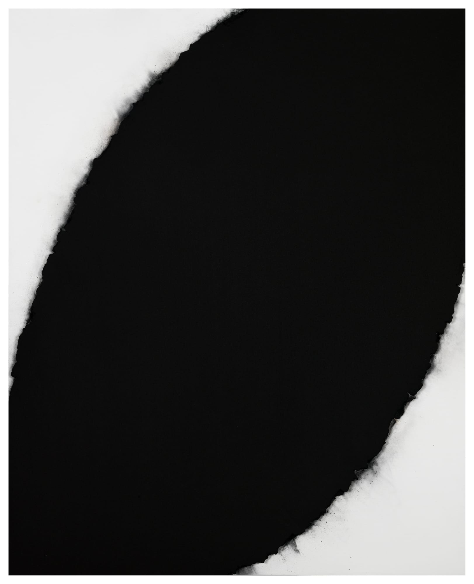 Lee Bae Landscape b-2 2003 Charcoal on Canvas 162 x 130 cm 120,000 USD