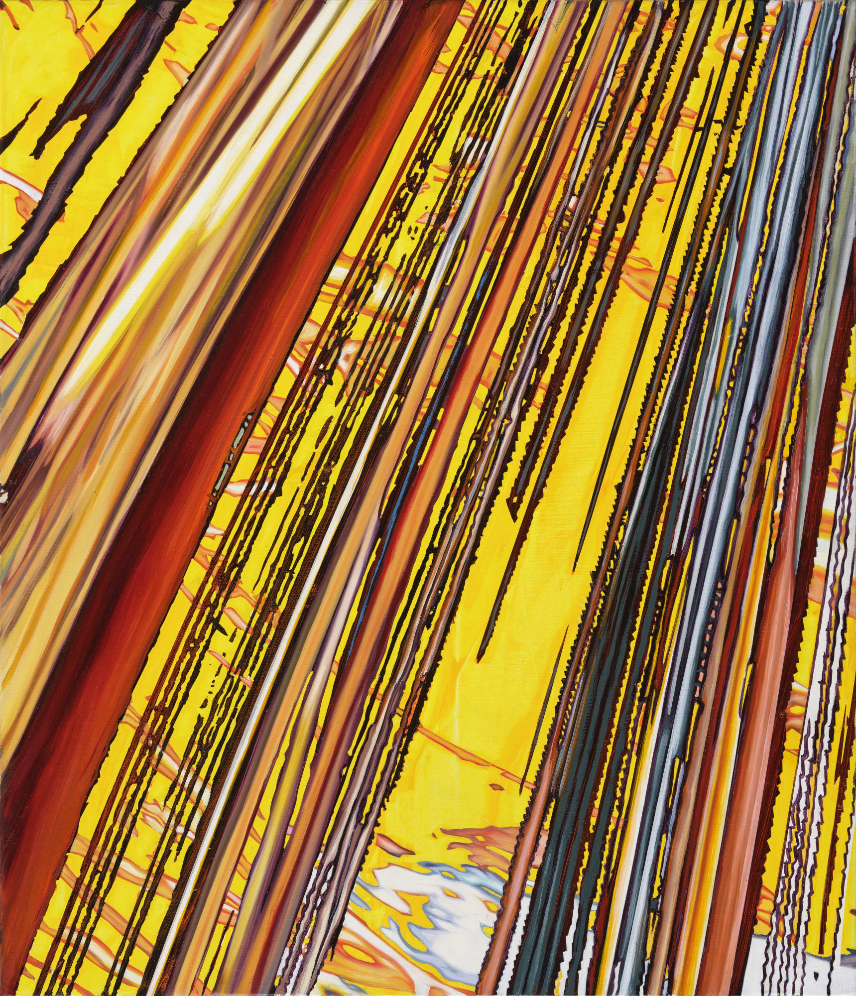 Jin Meyerson Allele 0.2 2022 Oil on Canvas 53 x 45.5 cm $12,000 USD