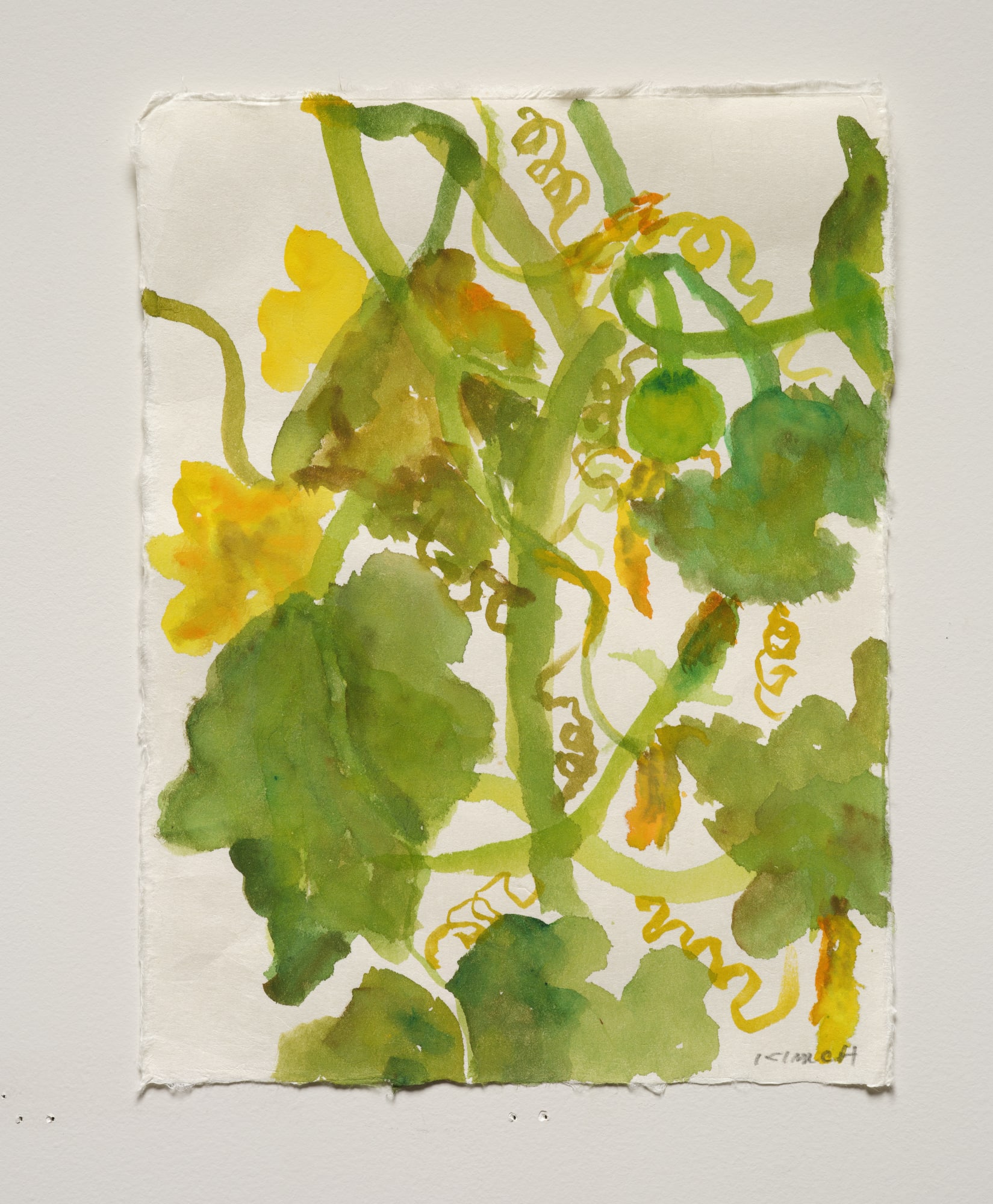 Kim Chong Hak Untitled 2022 Watercolor on Hanji Paper 33 x 29 cm $5,000 USD