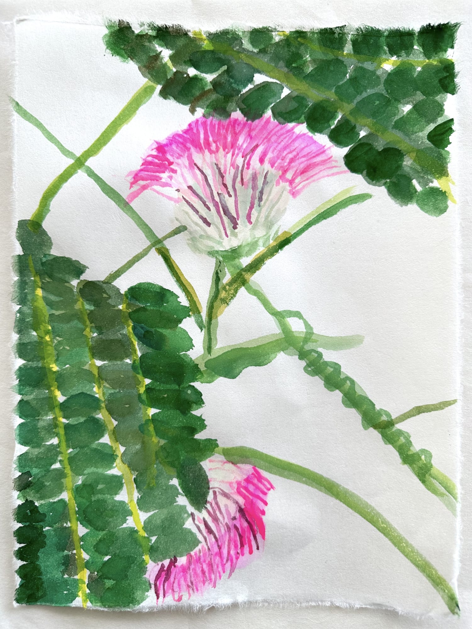 Kim Chong Hak Untitled 2023 Watercolor on Hanji Paper 33 x 29 cm $5,000 USD