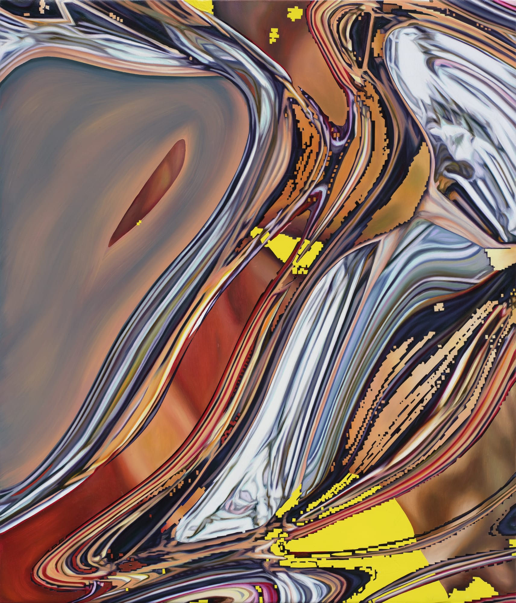 JIN MEYERSON ALLELE 43, 2024 Oil On Canvas 53x45.5cm 12,000USD