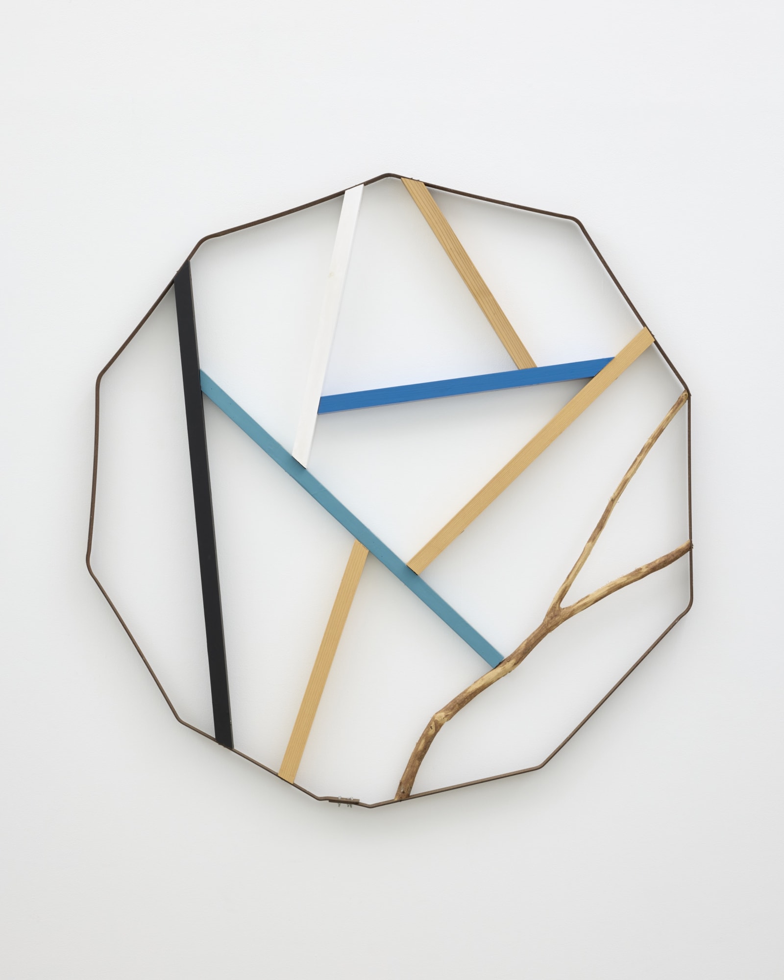 KISHIO SUGA Circle and Circled Voids, 2012 Wood, Acrylic 117.9x112.9x4.9cm 39,000USD