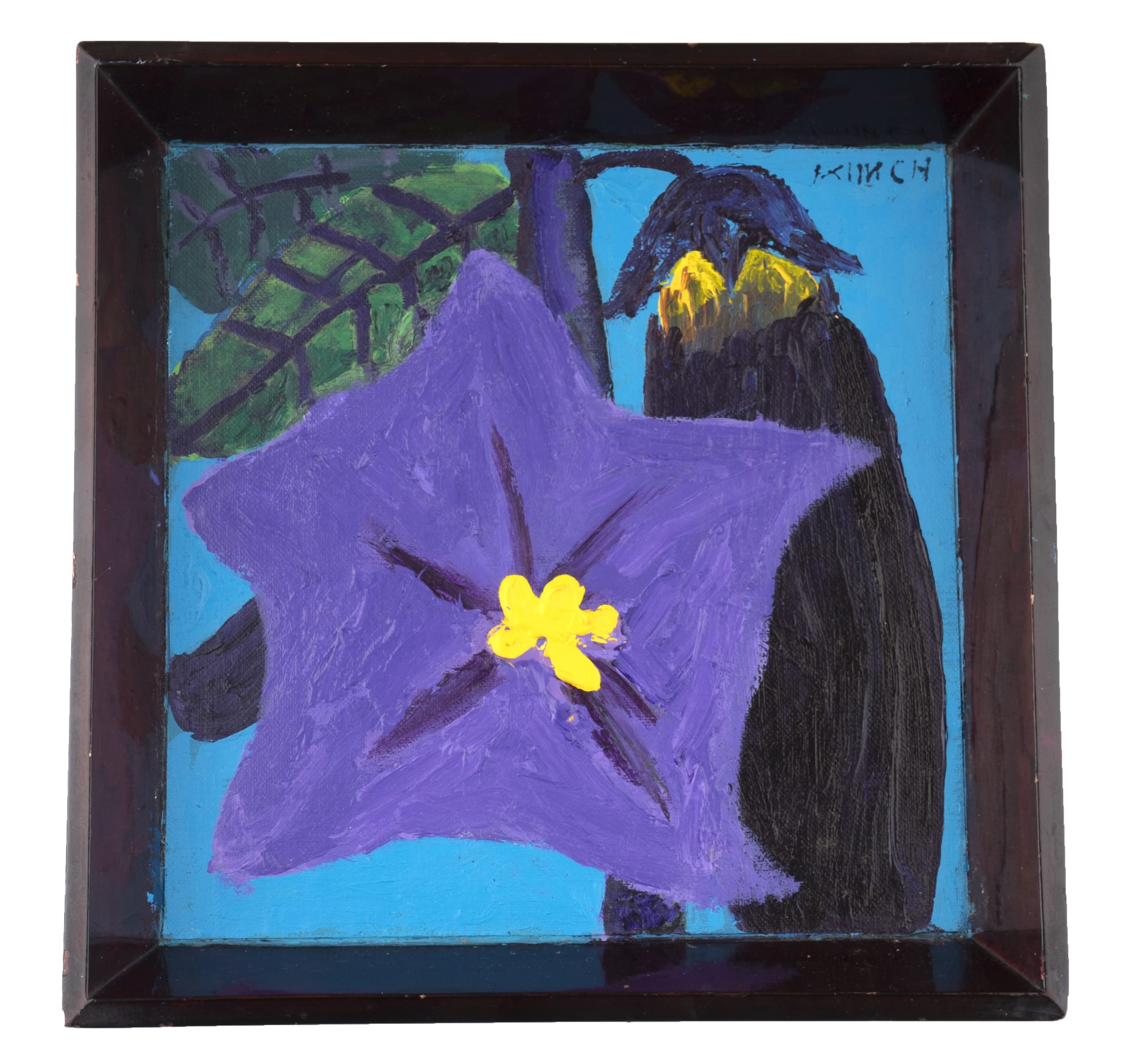 Kim Chong Hak Untitled, 2011 Acrylic on Wooden Tray Painting 28 x 28 cm Tray 33 x 33 cm 27,000 USD