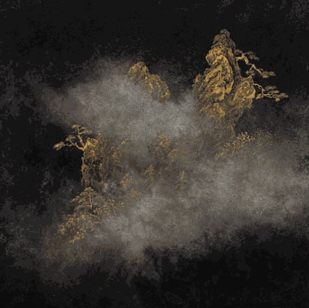 Jo Jong Sung Cloud Landscape, 2021 Pigment on Korean paper 35.7 &times; 35.7 cm $4,000 USD