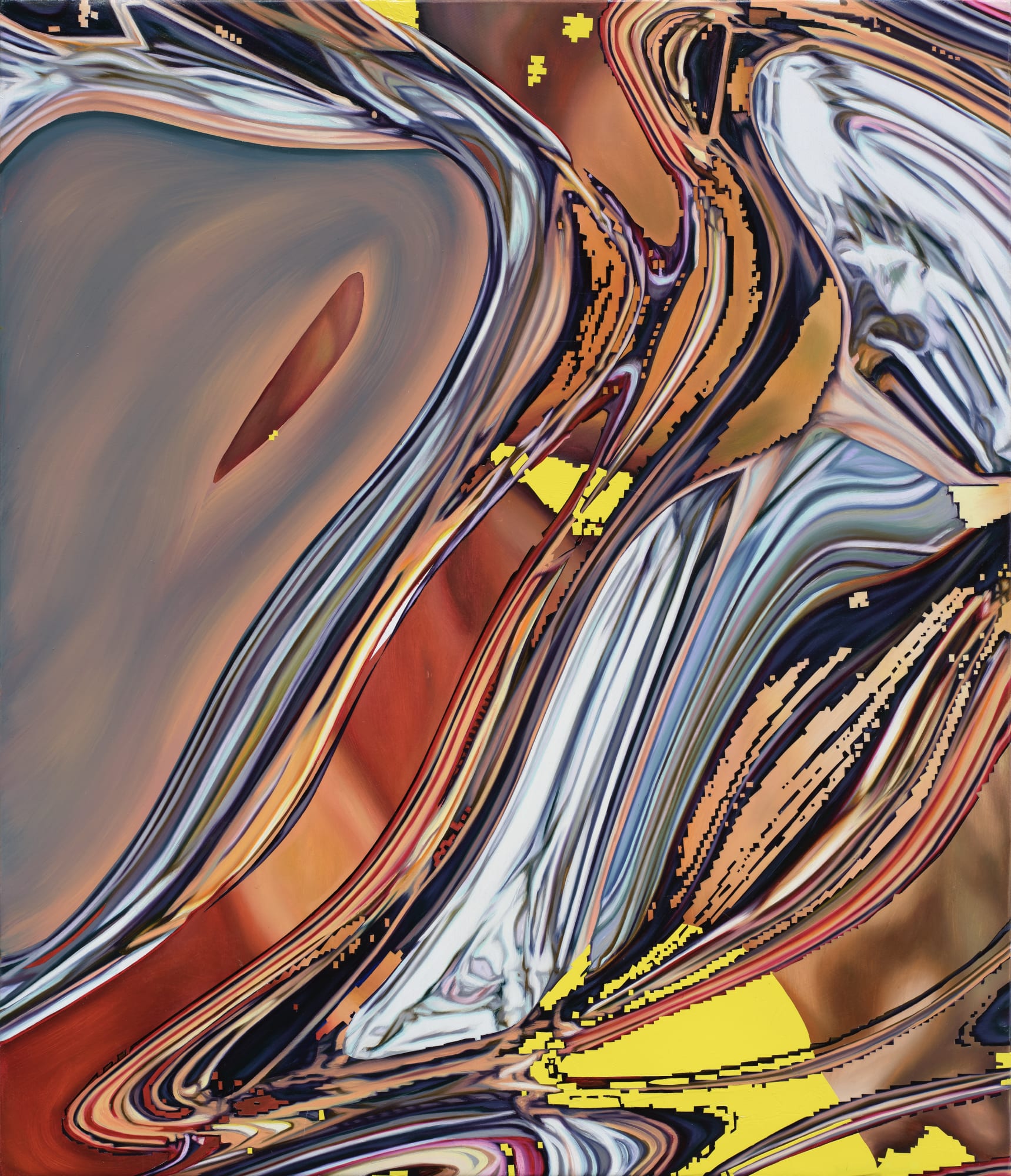 Jin Meyerson Allele 43, 2024 Oil on Canvas 53 x 45.5 cm $12,000 USD