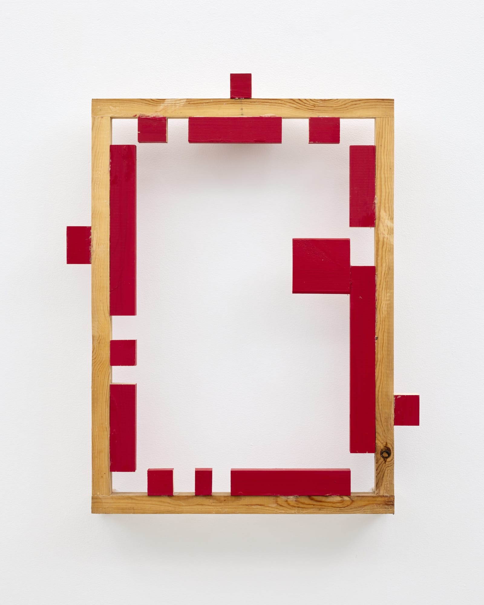 Kishio Suga Site of Void, 2011 Wood, Acrylic 69.8 x 55.8 x 8.2 cm $ 20,000 USD