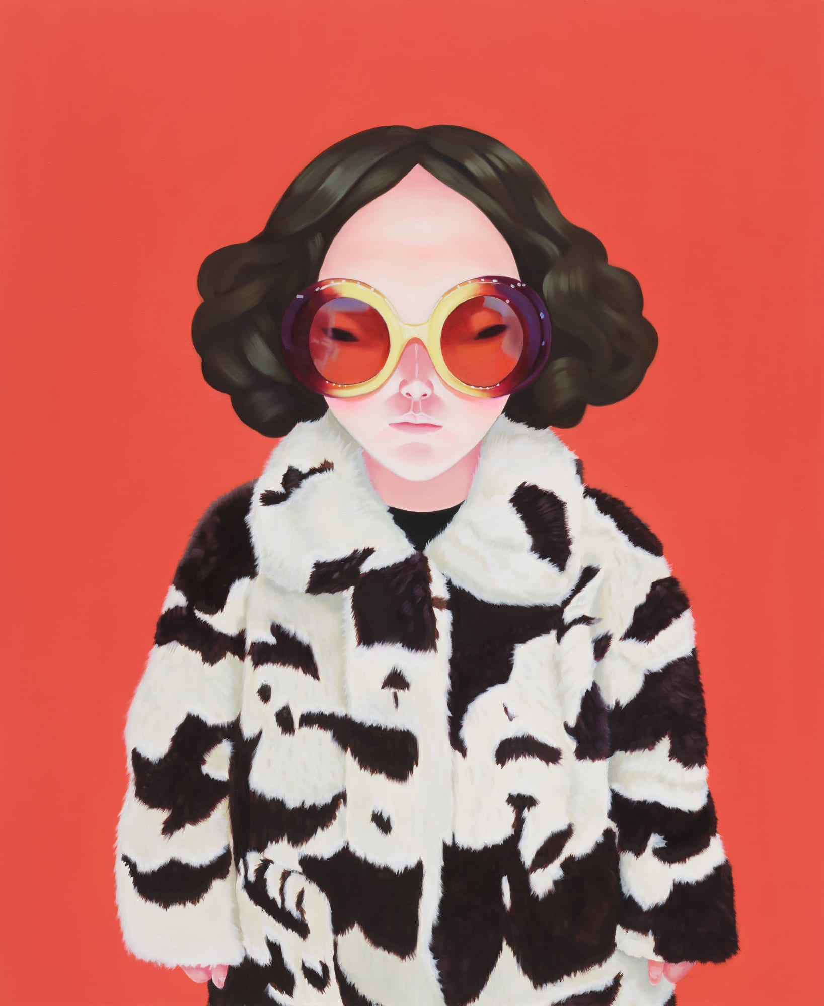 Lee So Yeun Orange Glasses, 2024 Oil on Canvas 110 x 90 cm $ 13,000 USD