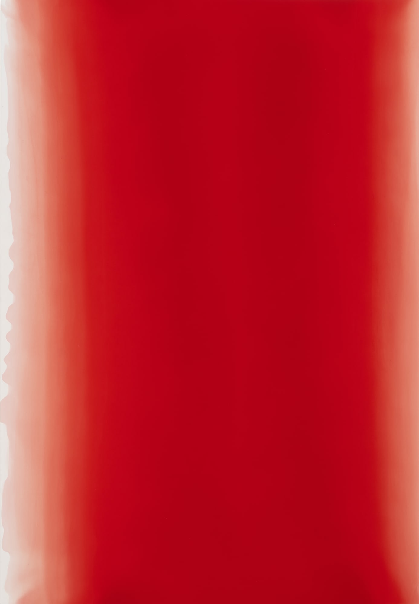 Kim Taek Sang Breathing light-Red in red 25-5, 2025 Water acrylic on canvas 167 x 114 x 4 cm $ 60,000 USD