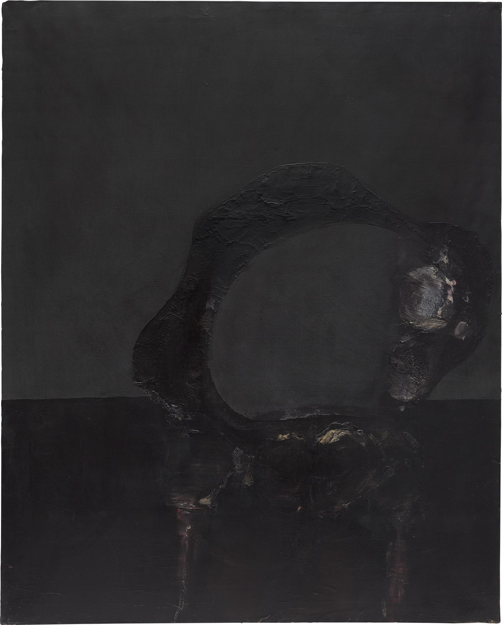 Park Seo Bo Primordialis No. 4-63, 1963 Oil on canvas 162 x 130 cm