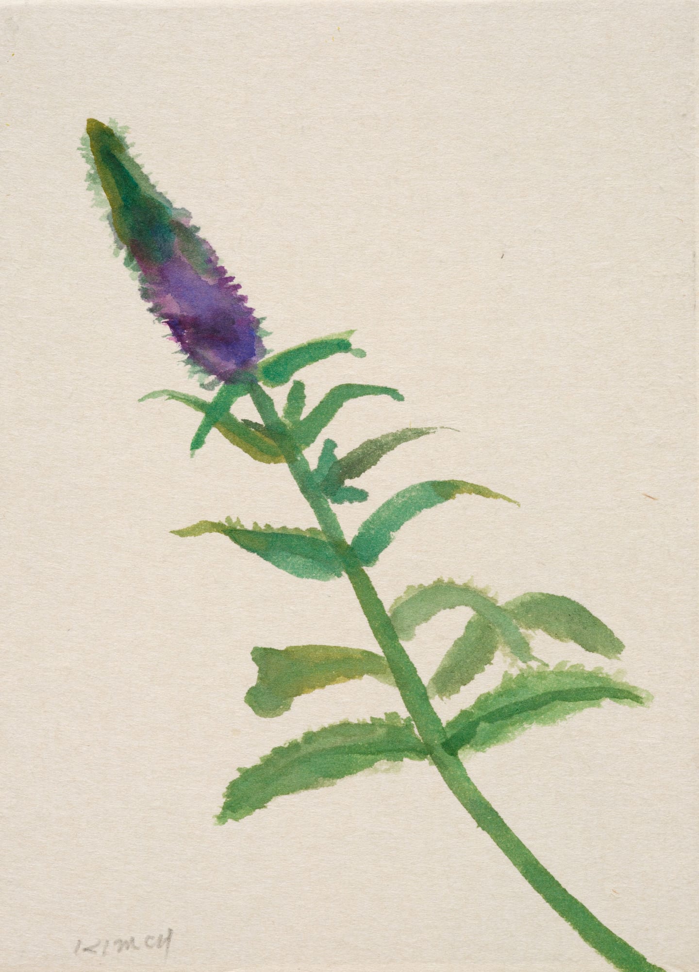 Kim Chong Hak Untitled, 2022 Watercolor on hanji paper 31.5 x 22.2 cm $5,000 USD