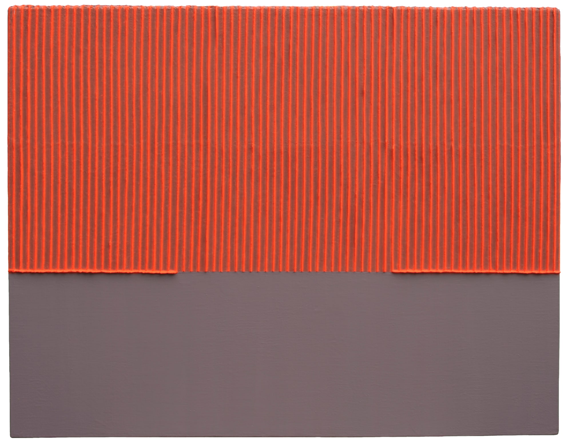 Park Seo-Bo Ecriture (描法) 08033, 2022 Mixed media with korean hanji paper on canvas 91 x 117 cm $320,000 USD