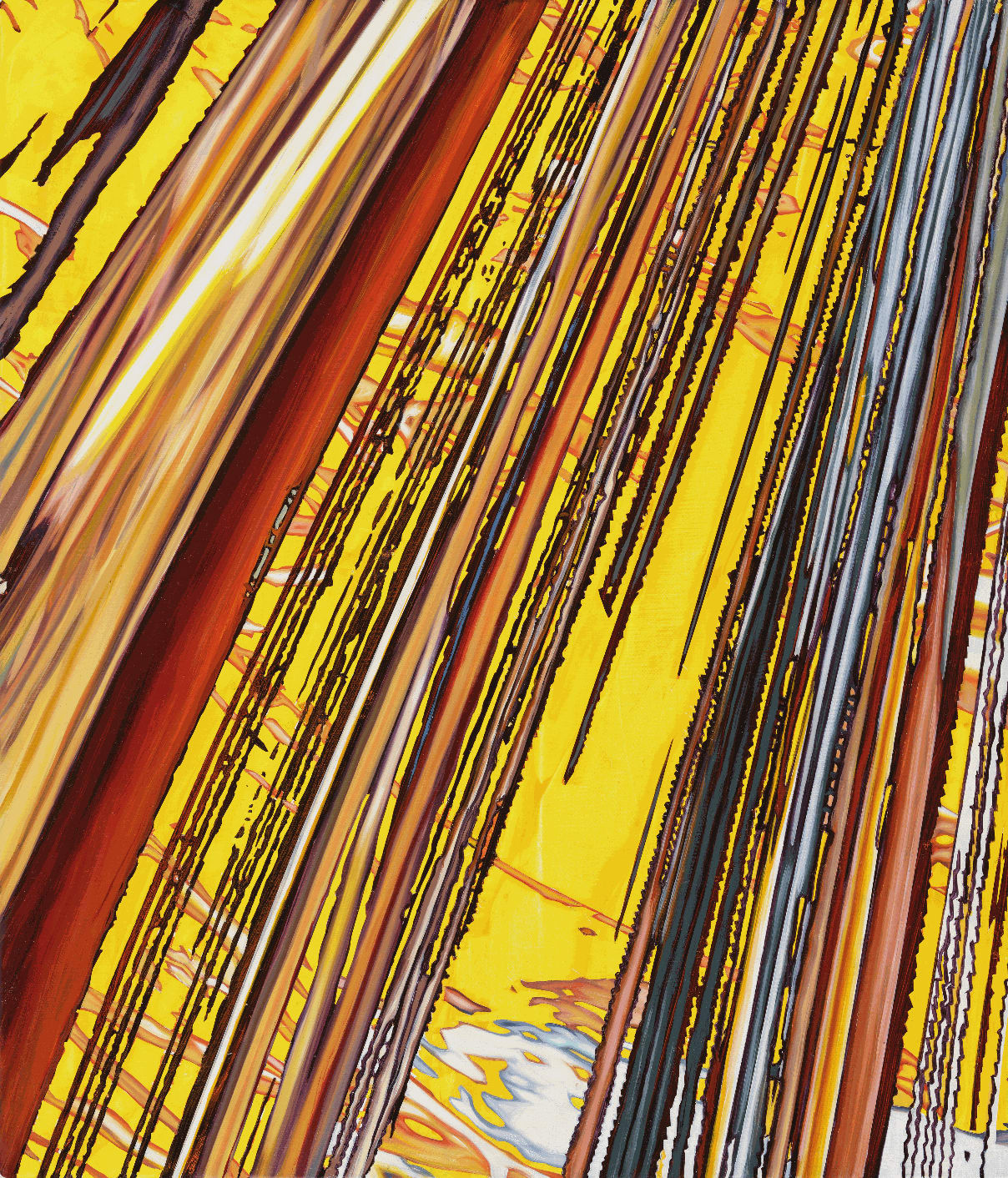 Jin Meyerson Allele 0.2 2022 Oil on Canvas 21 x 18 in (53 x 45.5 cm) 12,000USD