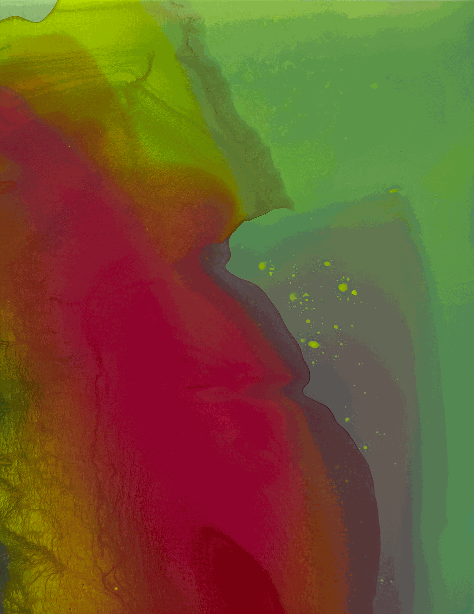 Kim Taek Sang Flows-24-108, 2024 Water Acrylic on Canvas 58 x 44.5 x 4 cm $ 16,000 USD