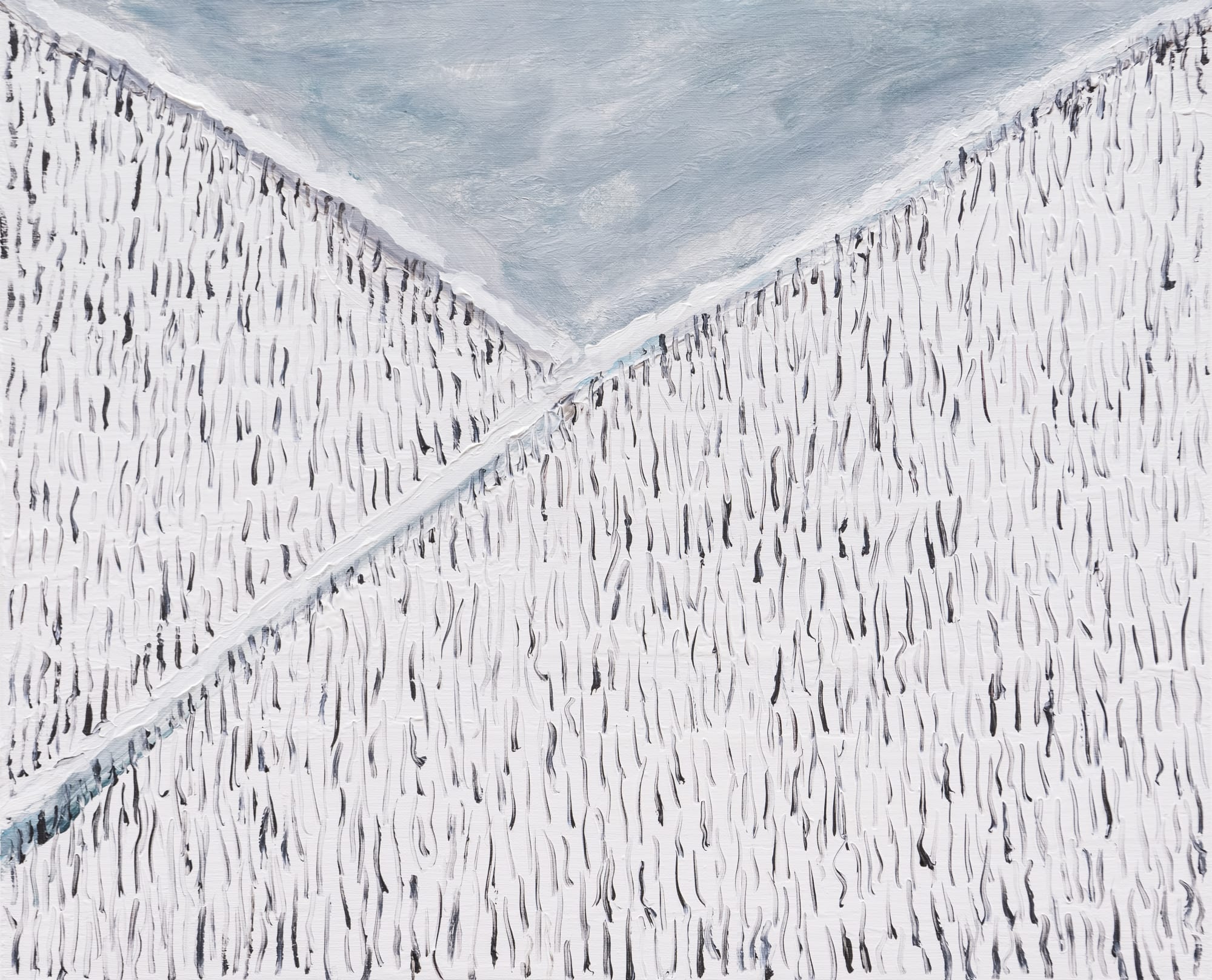 Untitled, acrylic on canvas, 53x65.1cm, 2017