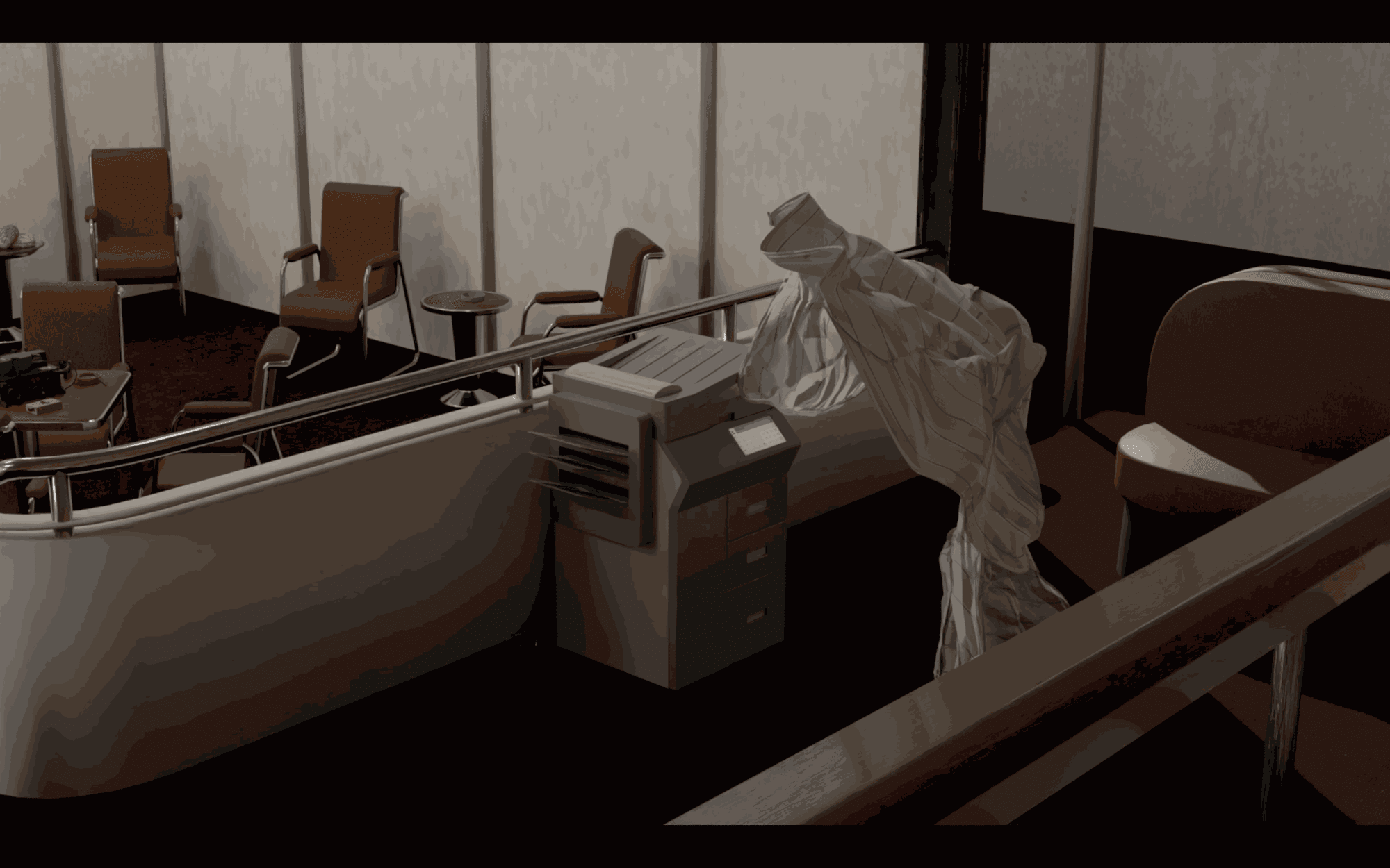 Hindenburg lounge, HD video, 3D animation, footage, color, sound, 15min, 2022