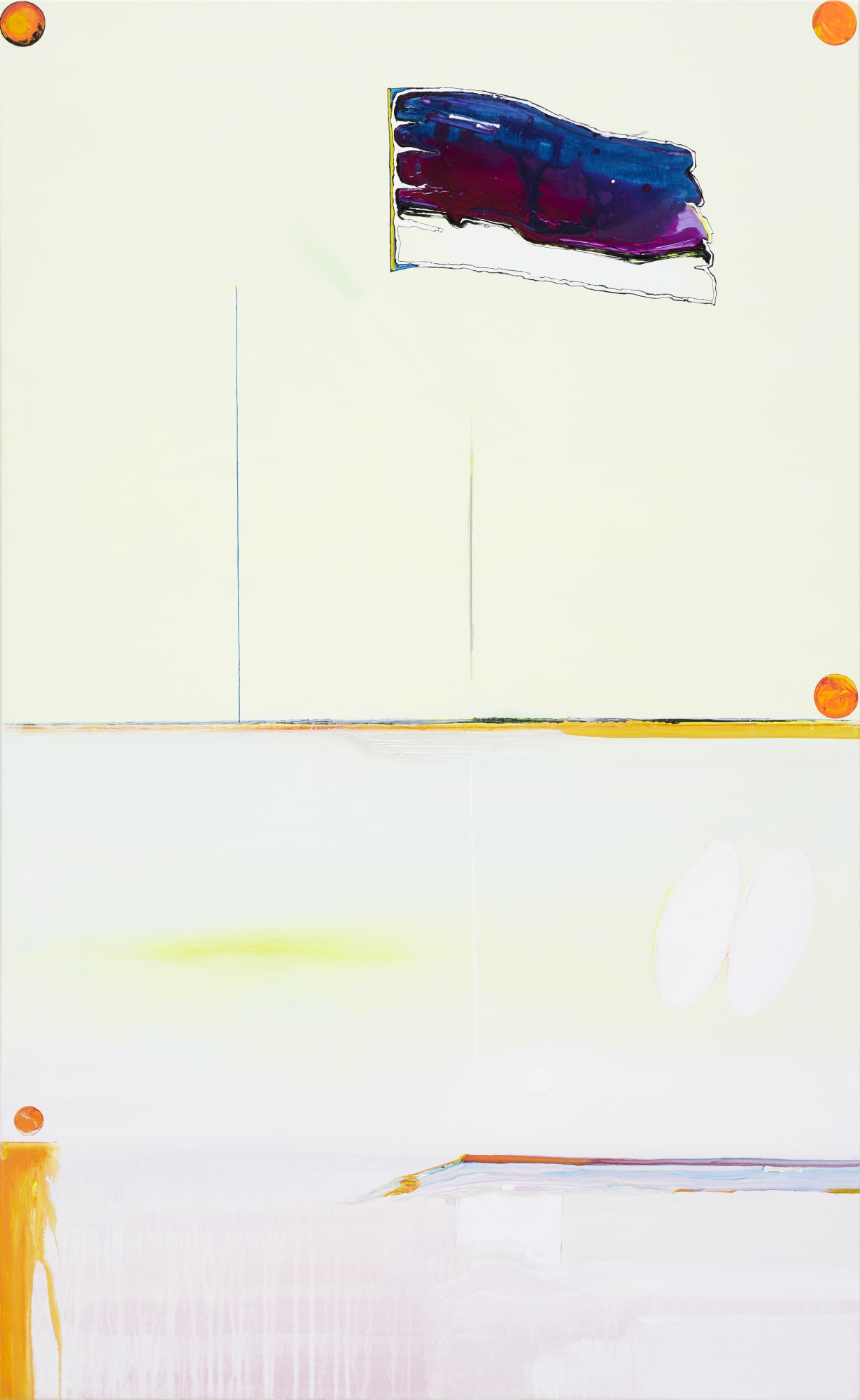 Dear, acrylic, animation paint, gouache, fabric ink on canvas, 145.5x89.4cm, 2021