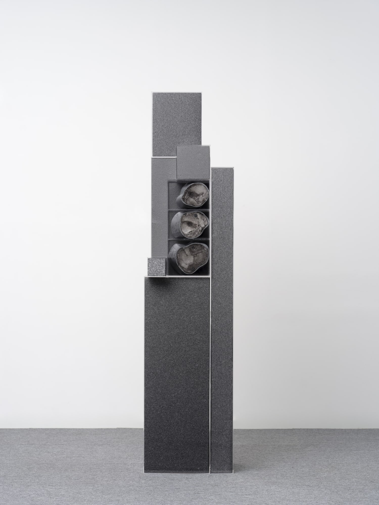 최하늘 Haneyl Choi 삼촌, 수단 뿐인 나의 미래여 (Life as a struggling uncle), 2023 Plexiglas board, expanded polystyrene, urethane resin, putty 167 x 41 x 33 cm (65 3/4 x 16 1/8 x 13 in) (HC 004)