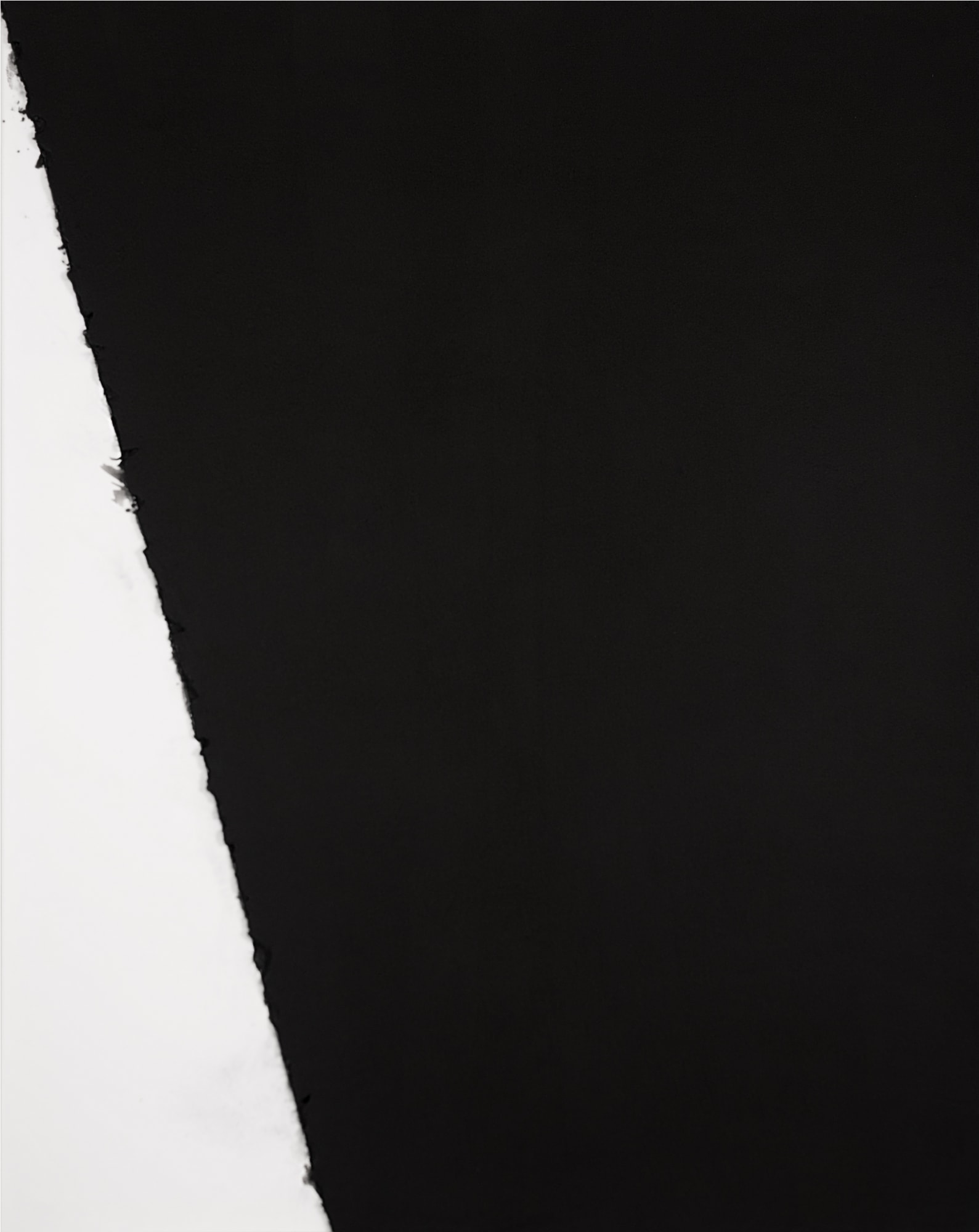 Landscape, char coal on c anvas, 227x182cm, 2001
