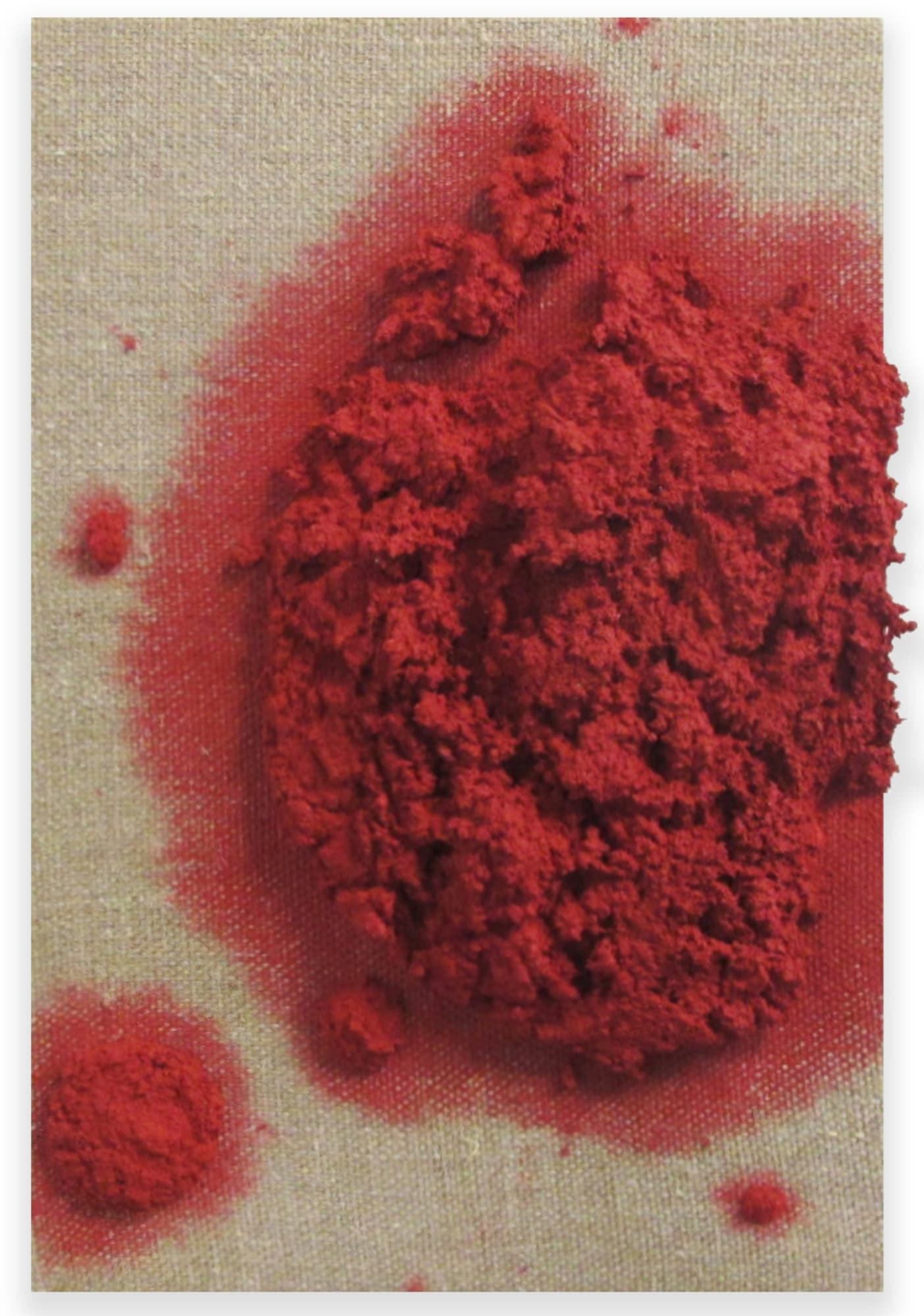 BS 2419 Untitled, 2017, mixed media on linen, 26.5 x 17 cm