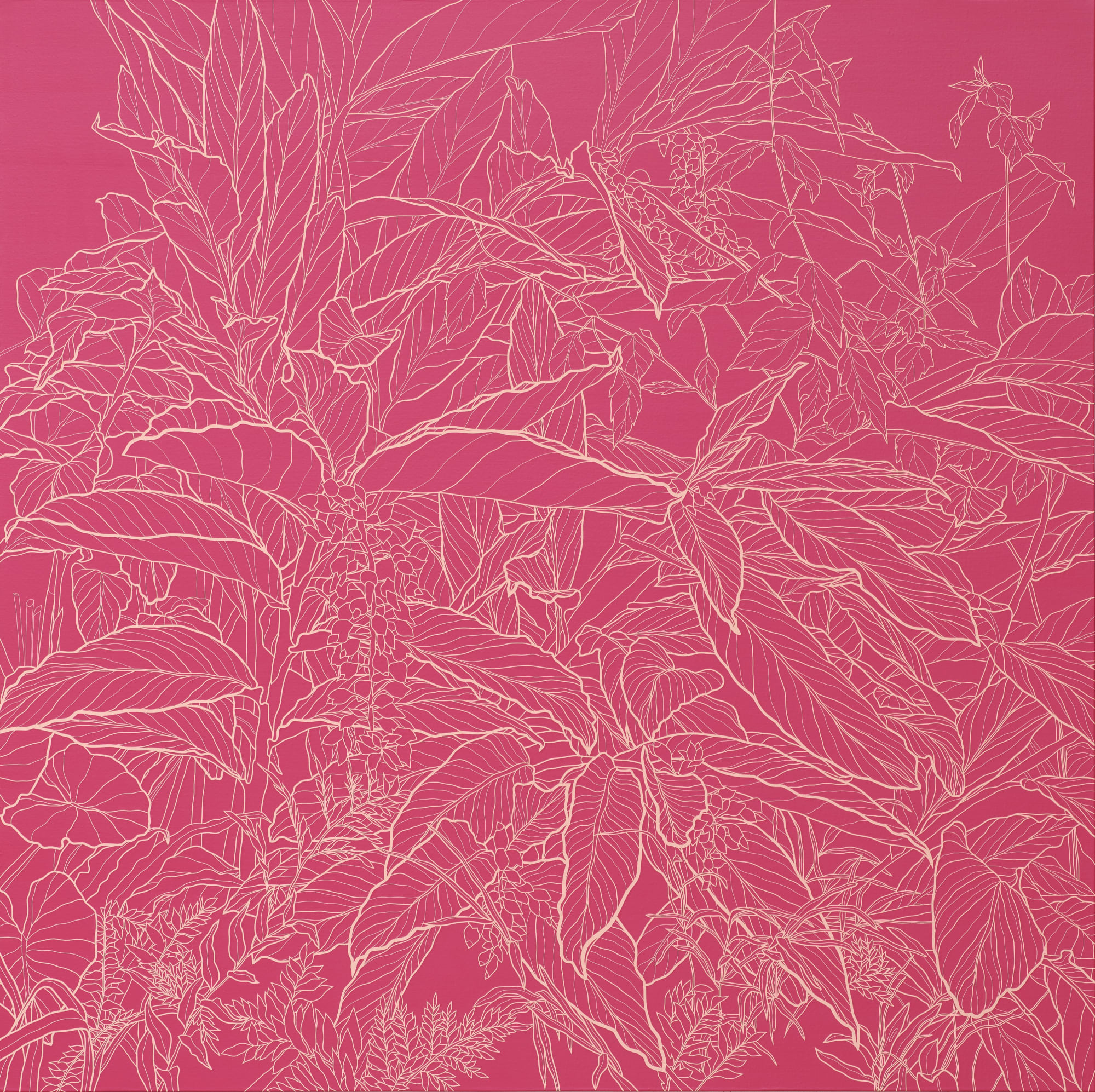 UNTITLED-PR1716, acrylic on canvas, 130x130cm, 2017