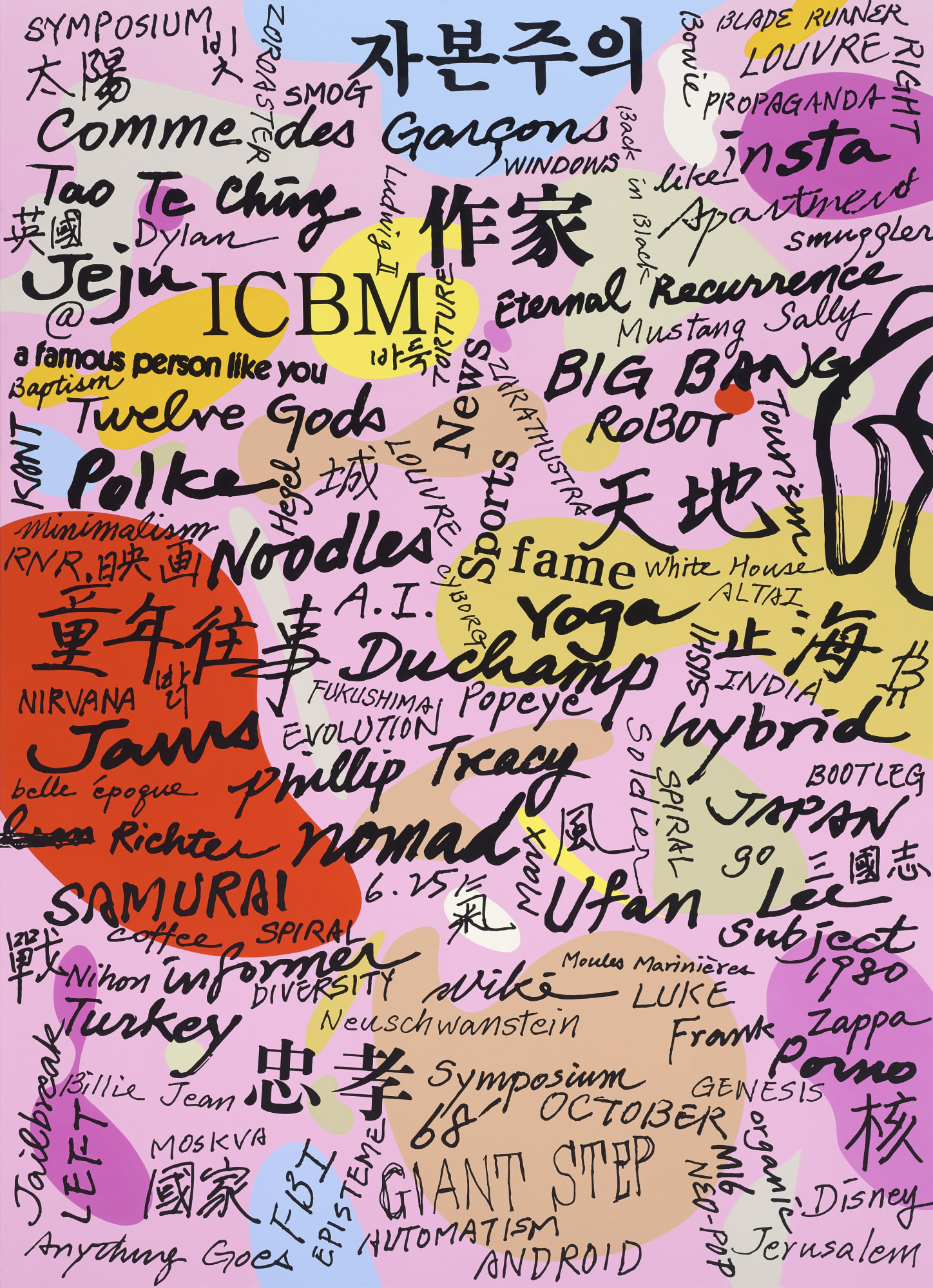 뒤샹 Duchamp, 2017, acrylic on canvas, 180 X 130 cm