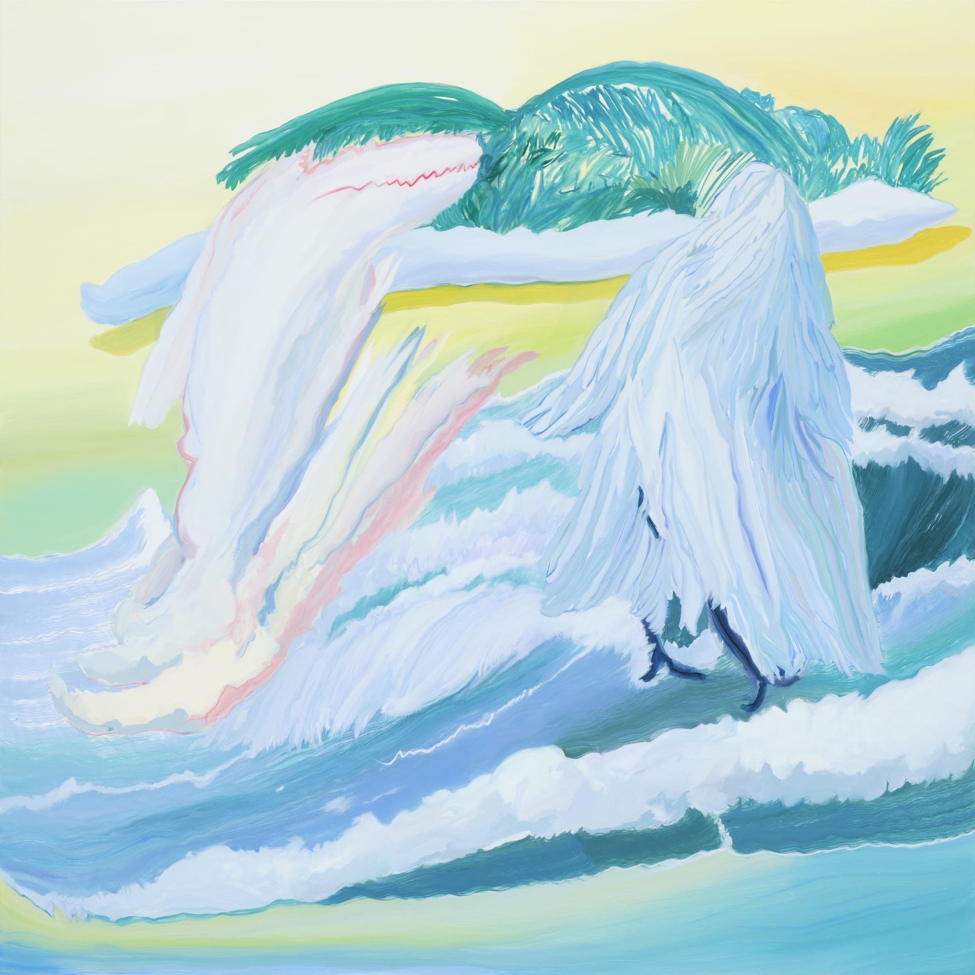 Don't touch me, oil on canvas, 130.3 x 130.3 cm, 2025