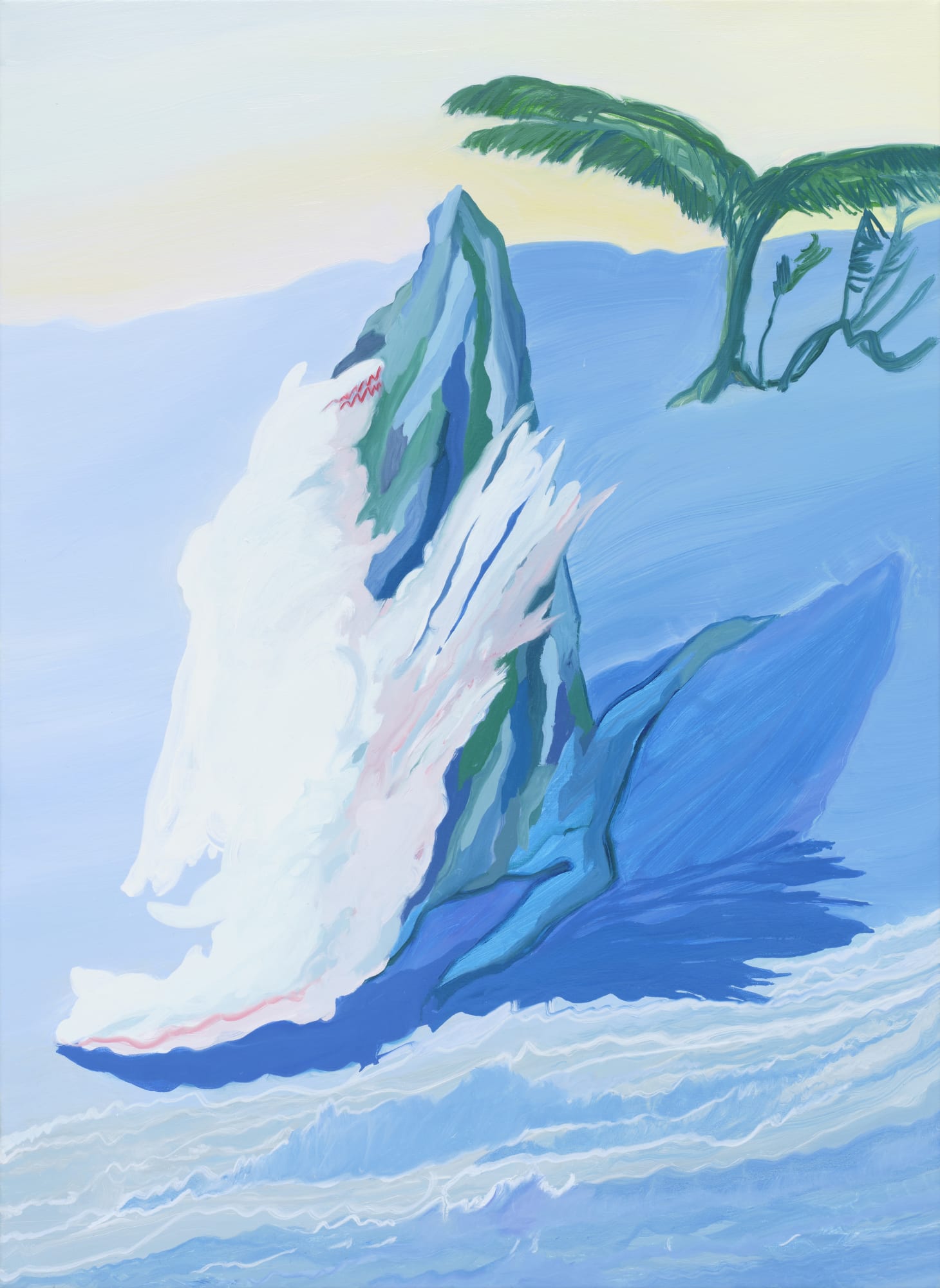 My red teeth, oil on canvas, 72.7 x 60.6 cm, 2025