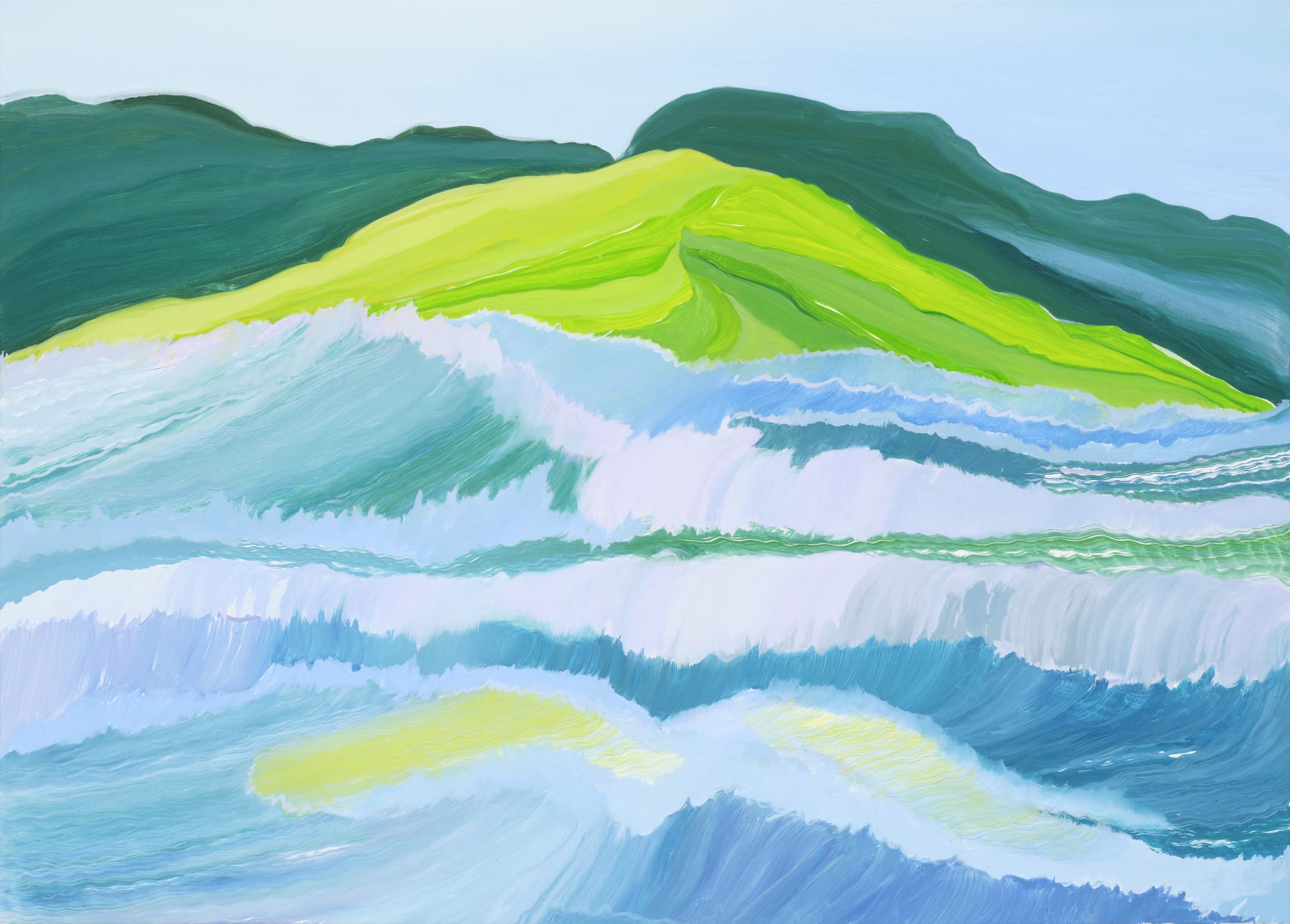 Yellow shadow, oil on canvas, 72.7 x 90.9 cm, 2025