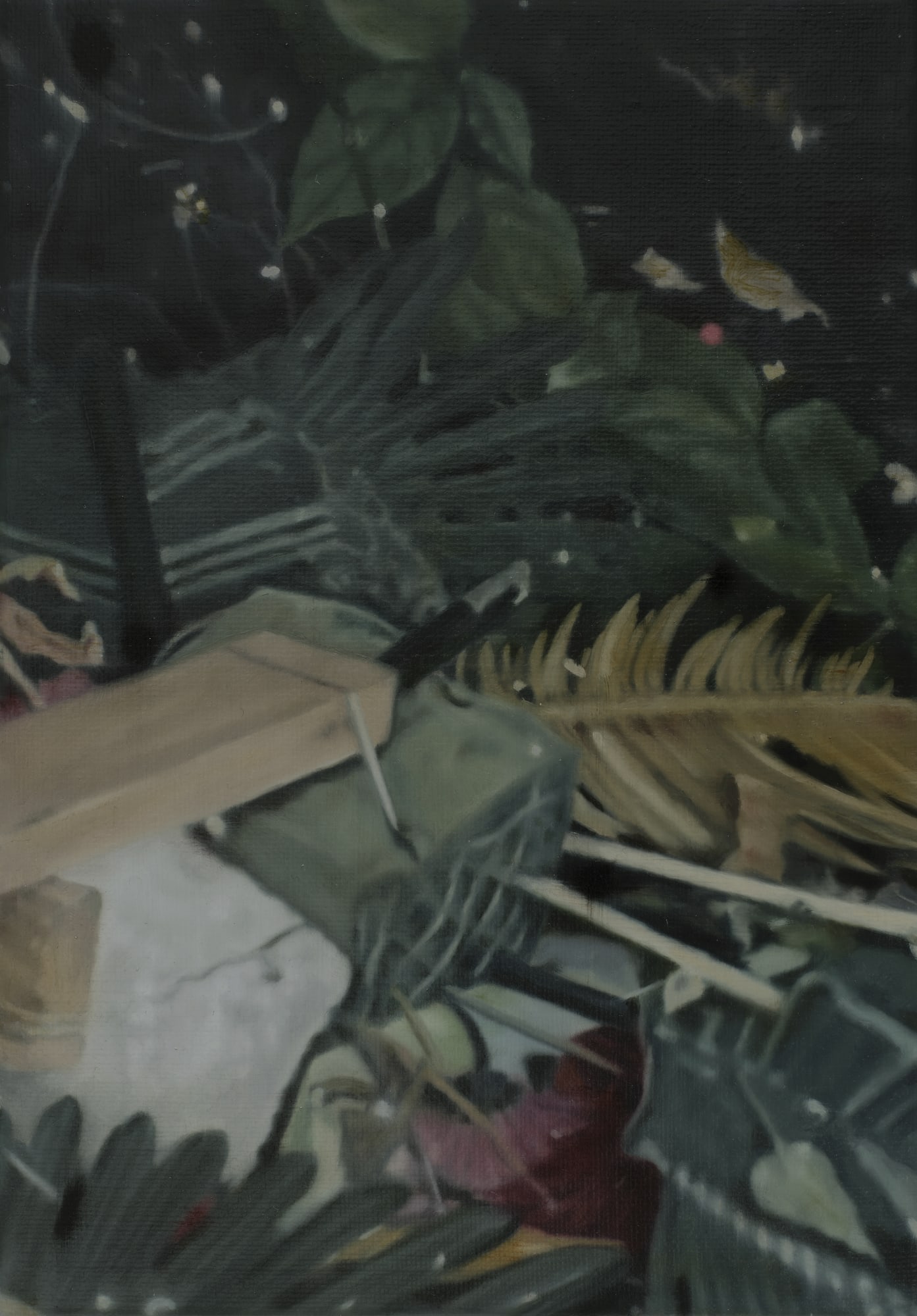 languid, oil on canvas, 25.8 x 17.9 cm, 2025