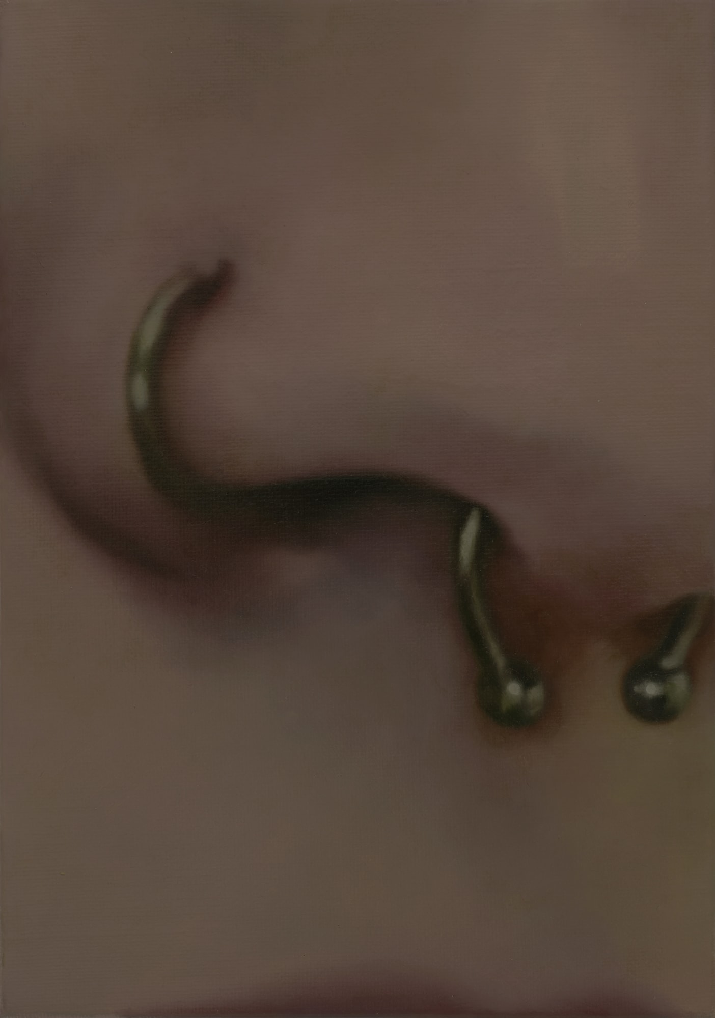 loop, oil on canvas, 25.8 x 17.9 cm, 2025