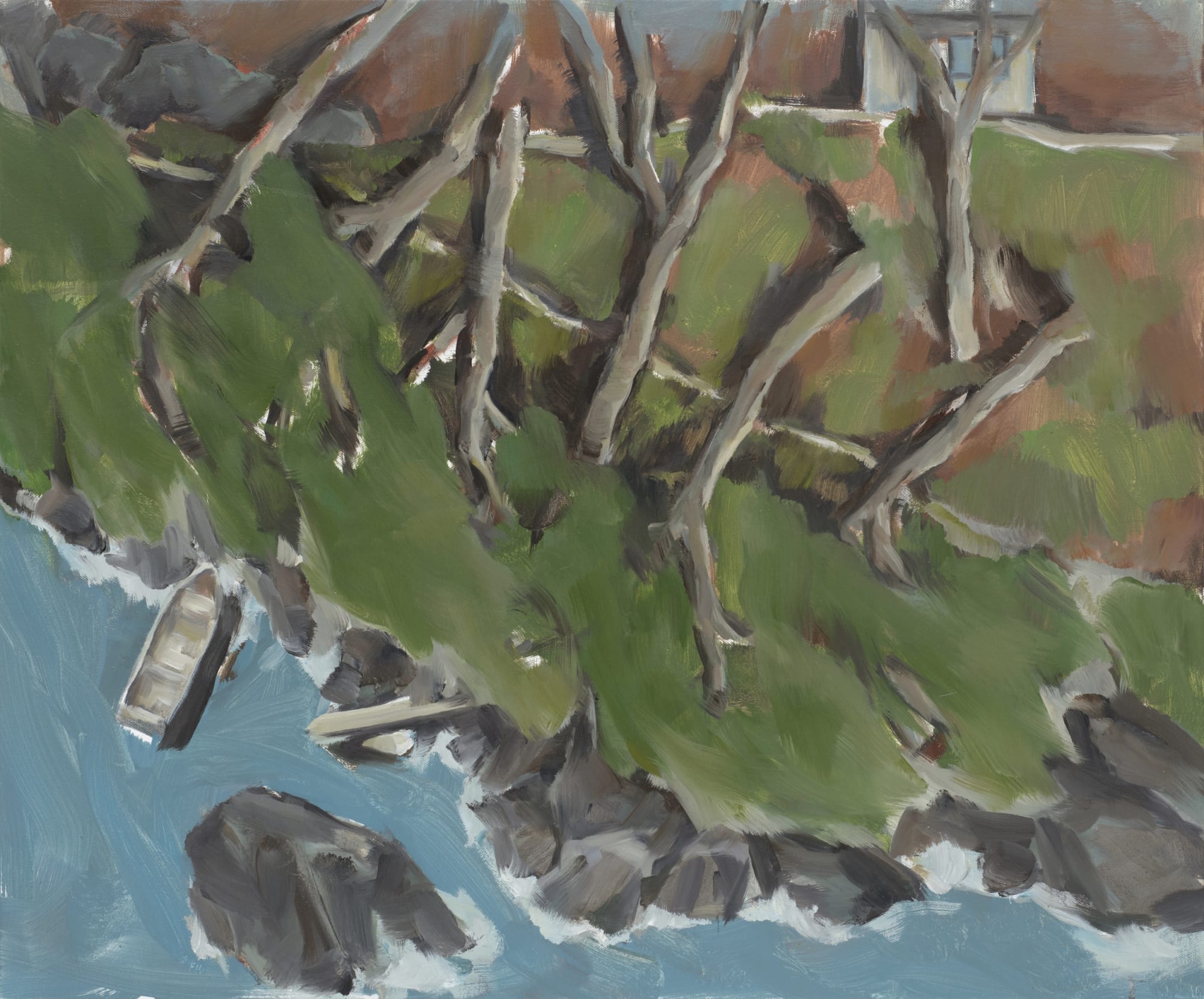 Seeside Path, oil on canvas, 61x73cm, 2025