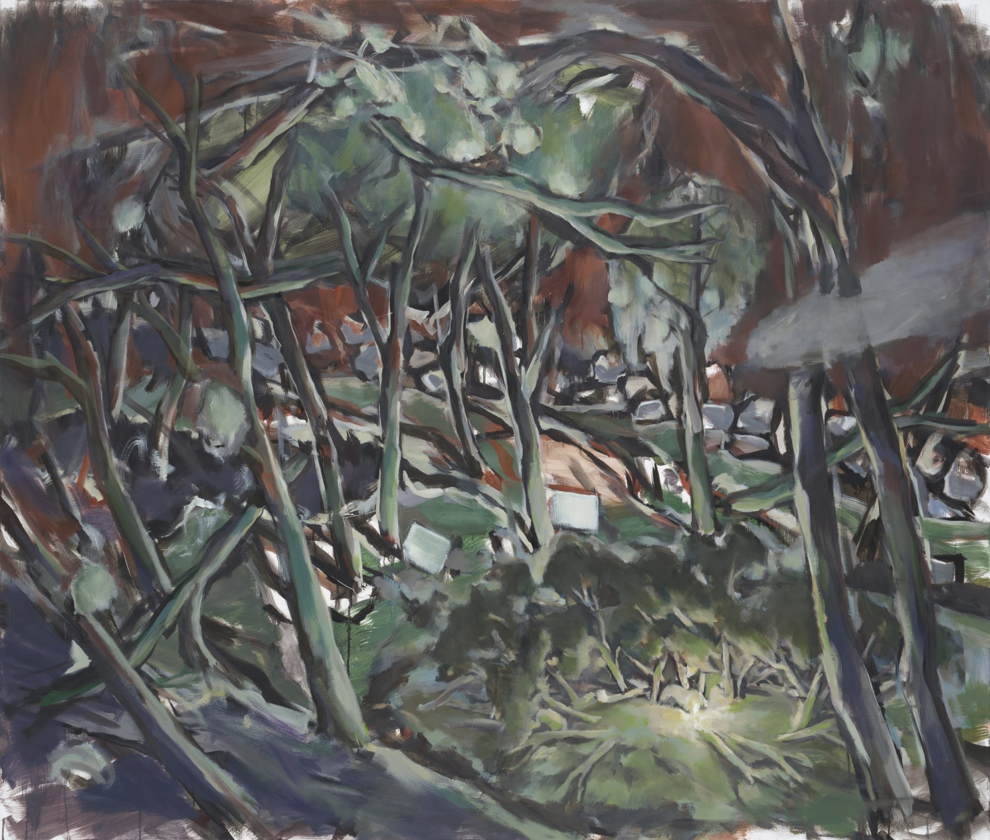 서식지 The Ground, oil on canvas, 170x200cm, 2025