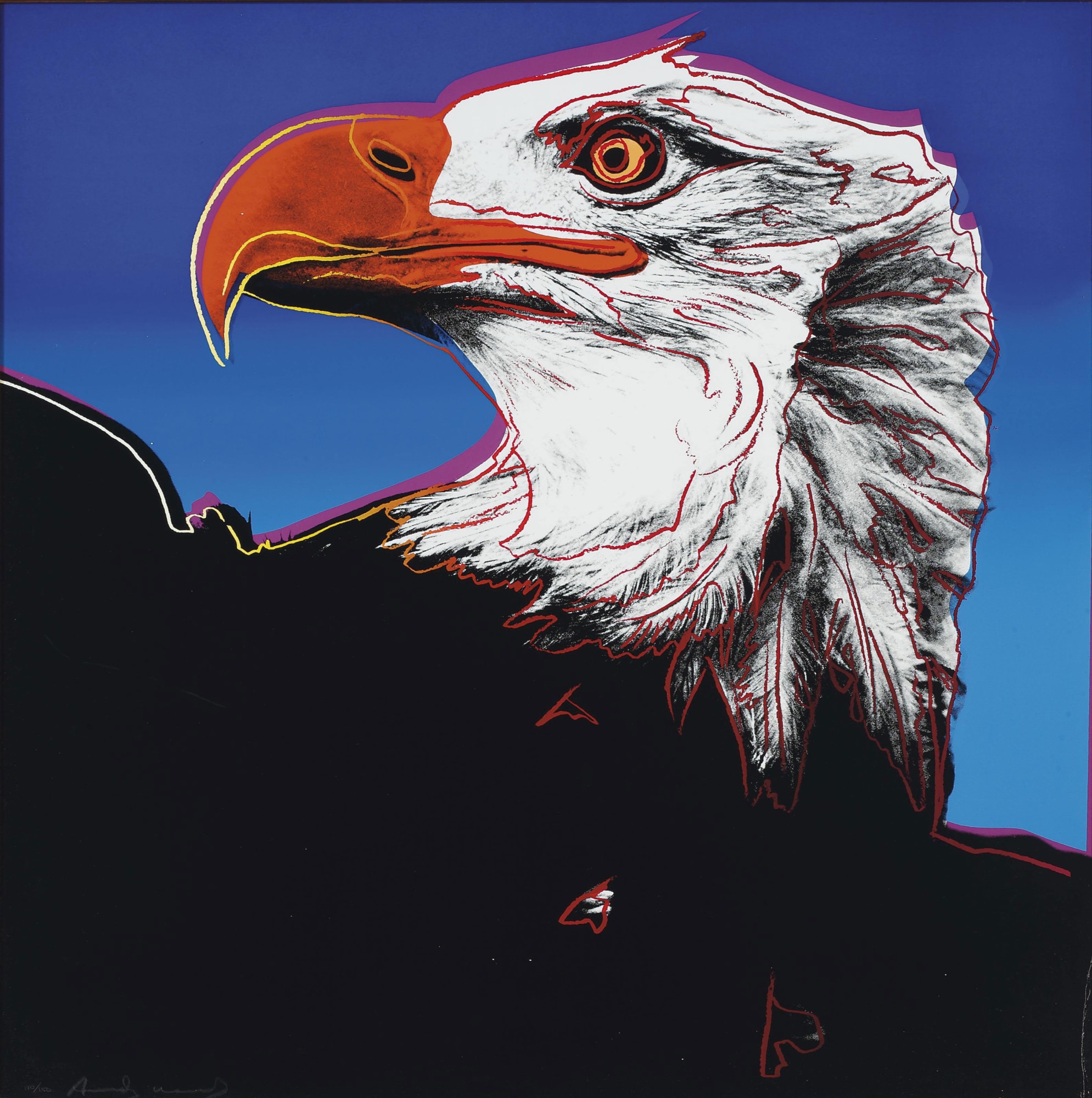 Andy Warhol, Bald Eagle (FS.II.296), 1983