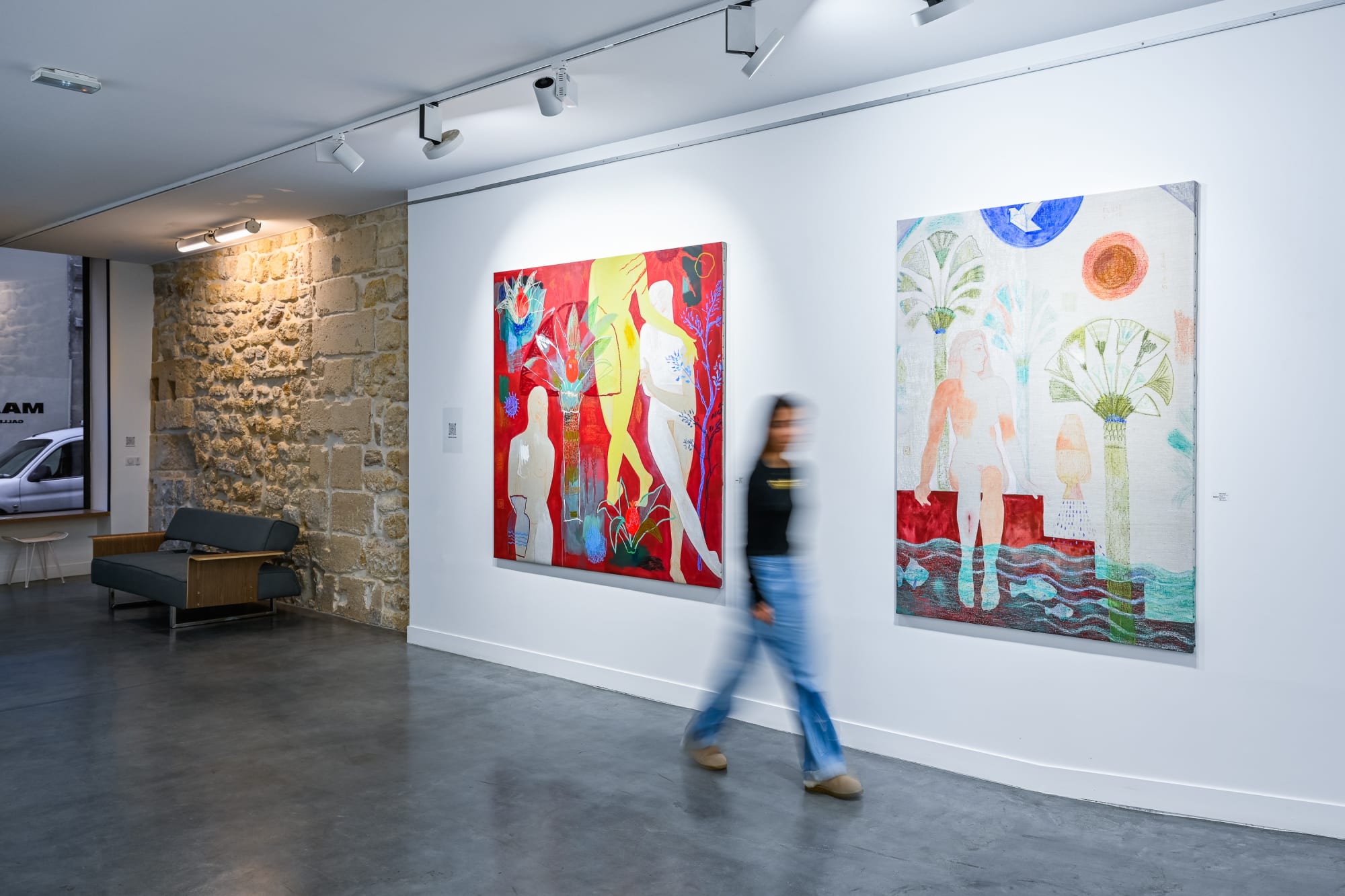 FLUYE SIN CESAR: A solo show by DELIA HAMER