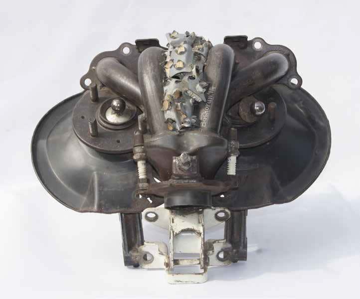 Masked Masquerade 2014 Steel 45 x 35 x 30cm