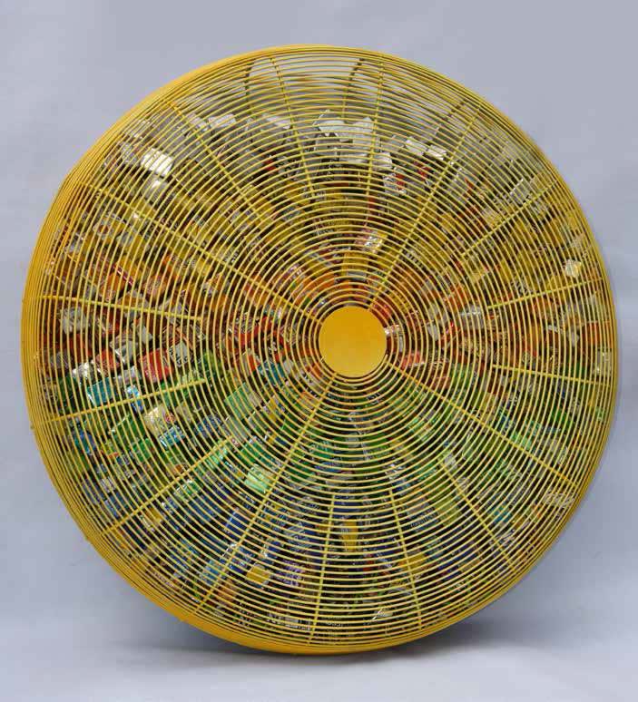 Sweet Memories 2015 Steel and aluminium 82.5 x 82.5 x 17.5cm