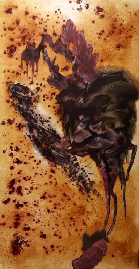 Fear 2011 Oil on canvas 180 x 95cm