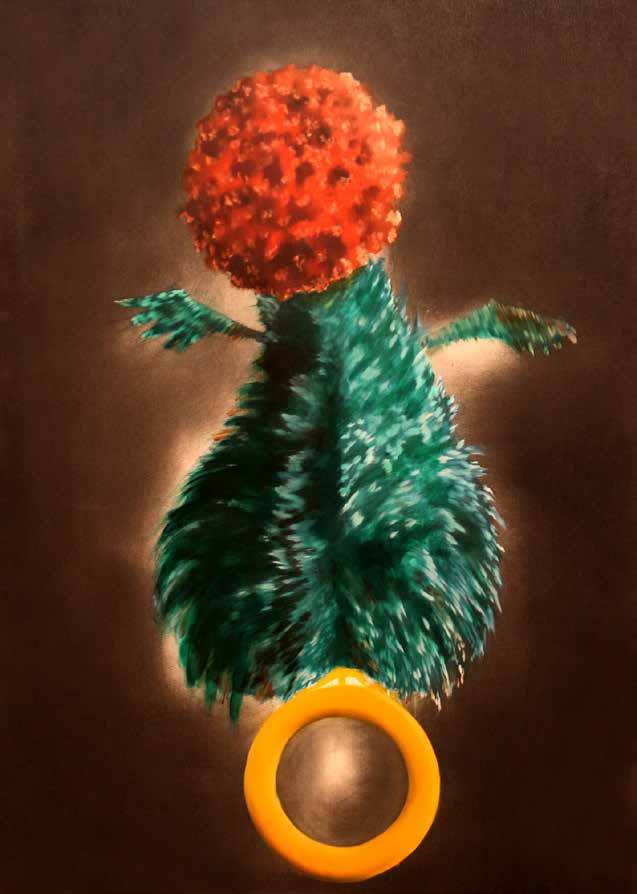 I Can Drive 2014 Oil on canvas 140 x 100cm