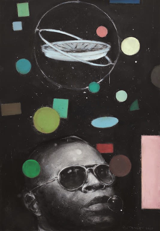 Ransome Stanley Kompass 2011 Charcoal on paper 63 x 90cm