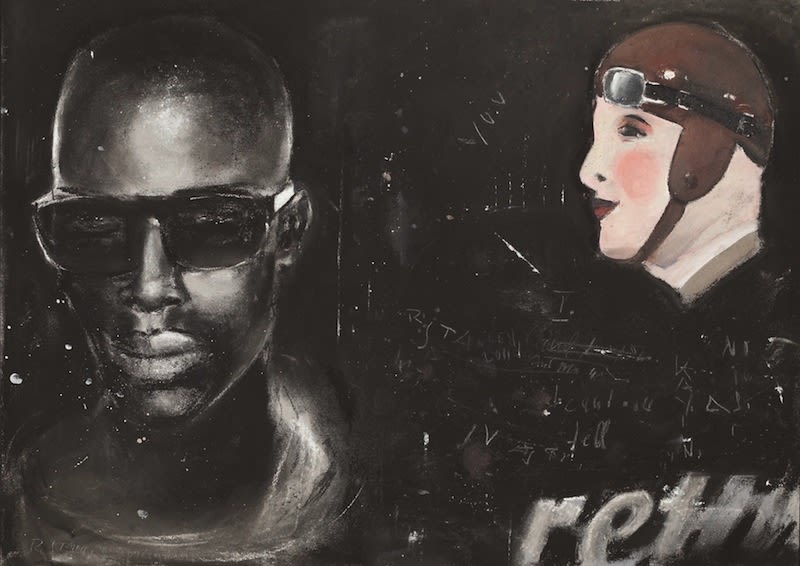 Ransome Stanley Mobility 2012 Mixed media on cardboard 50 x 70cm